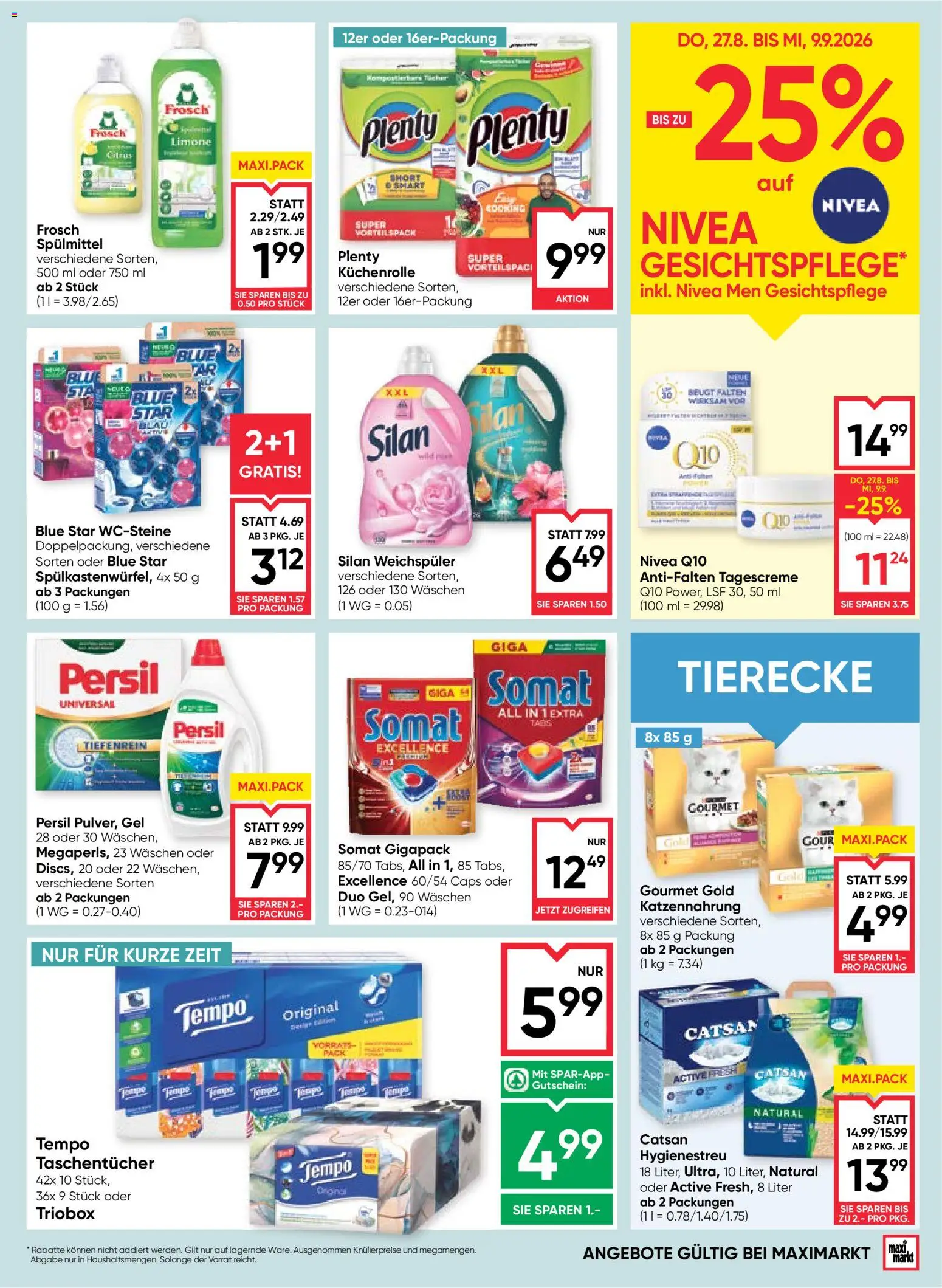 Maximarkt Flugblatt gültig ab 27.08.2026 | Seite: 15 | Produkte: Weichspüler