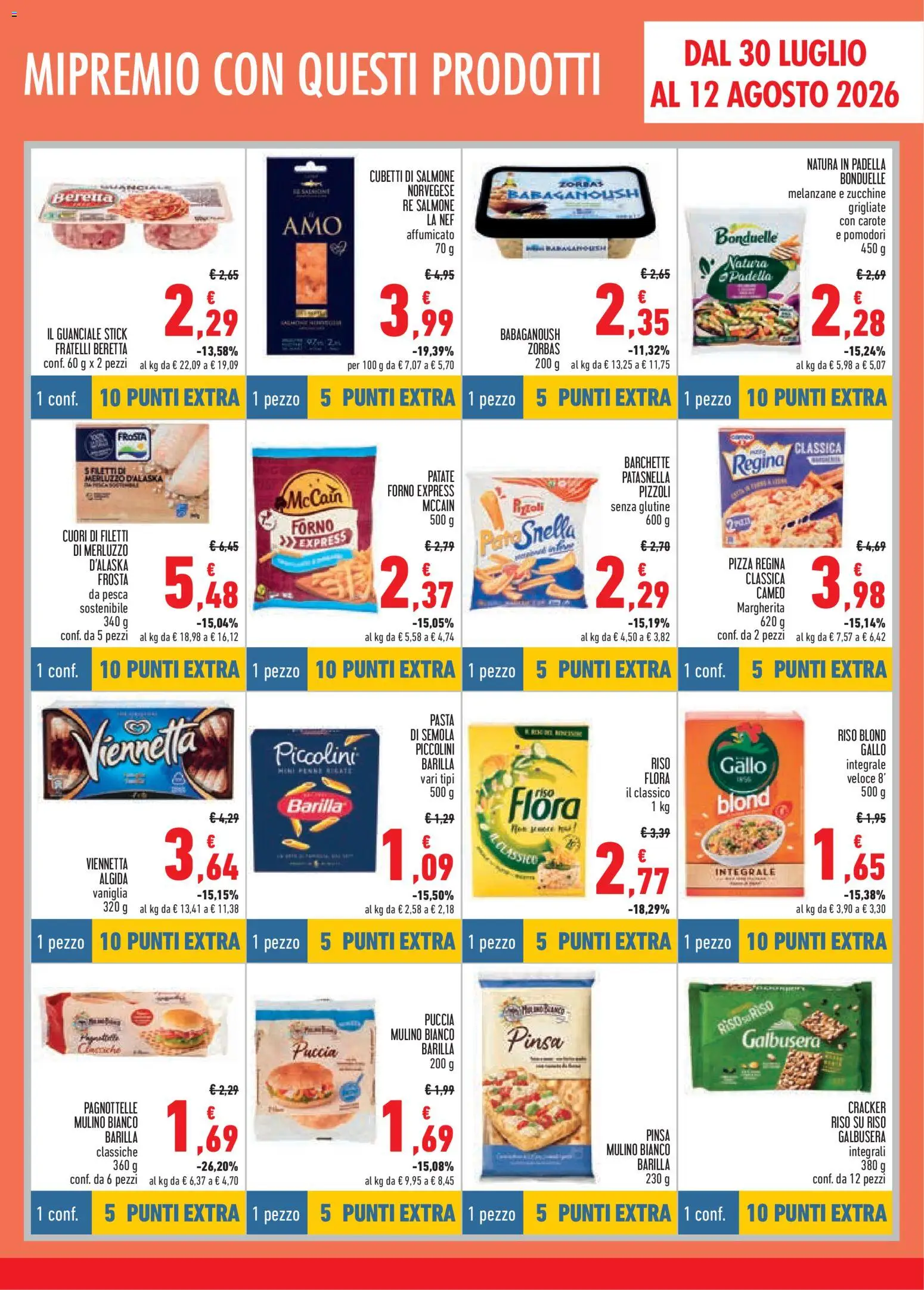 Volantino Conad del 16/07/2026 | Pagina: 9 | Prodotti: Riso, Carote, Zucchine, Guanciale
