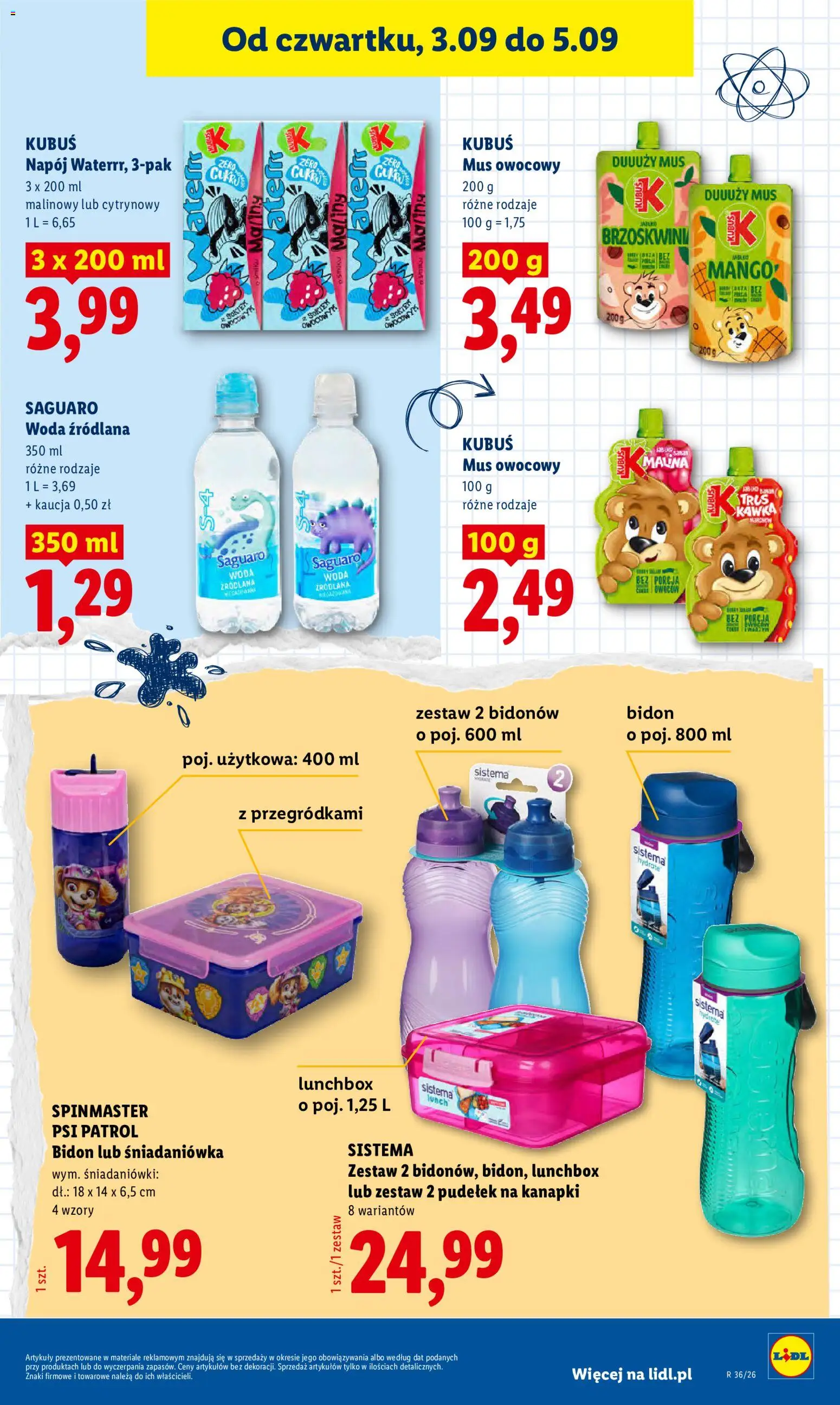 Lidl Polsko leták od 03.09.2026 | Strana: 47 | Produkty: Saguaro, Lunch