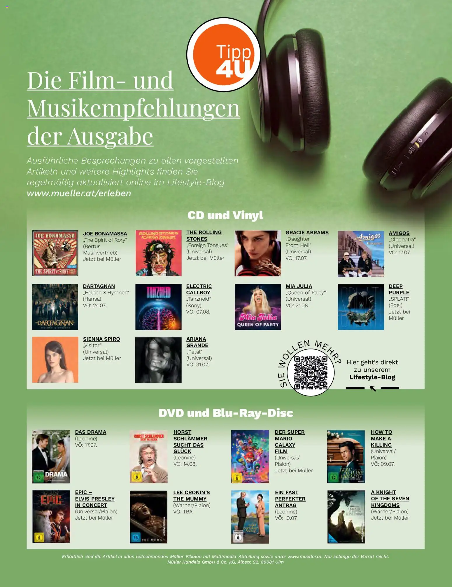 Müller Magazine Lifestyle 4/26 gültig ab 14.07.2026 | Seite: 52