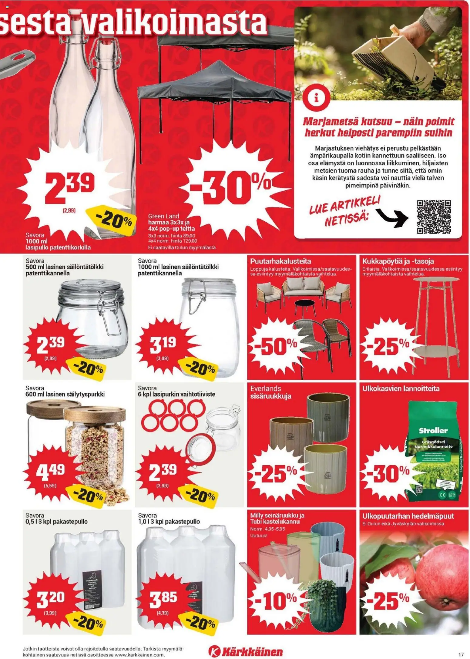 Kärkkäinen tarjoukset - Seinäjoen alue – voimassa 22/07/2026 alkaen | Sivu: 17