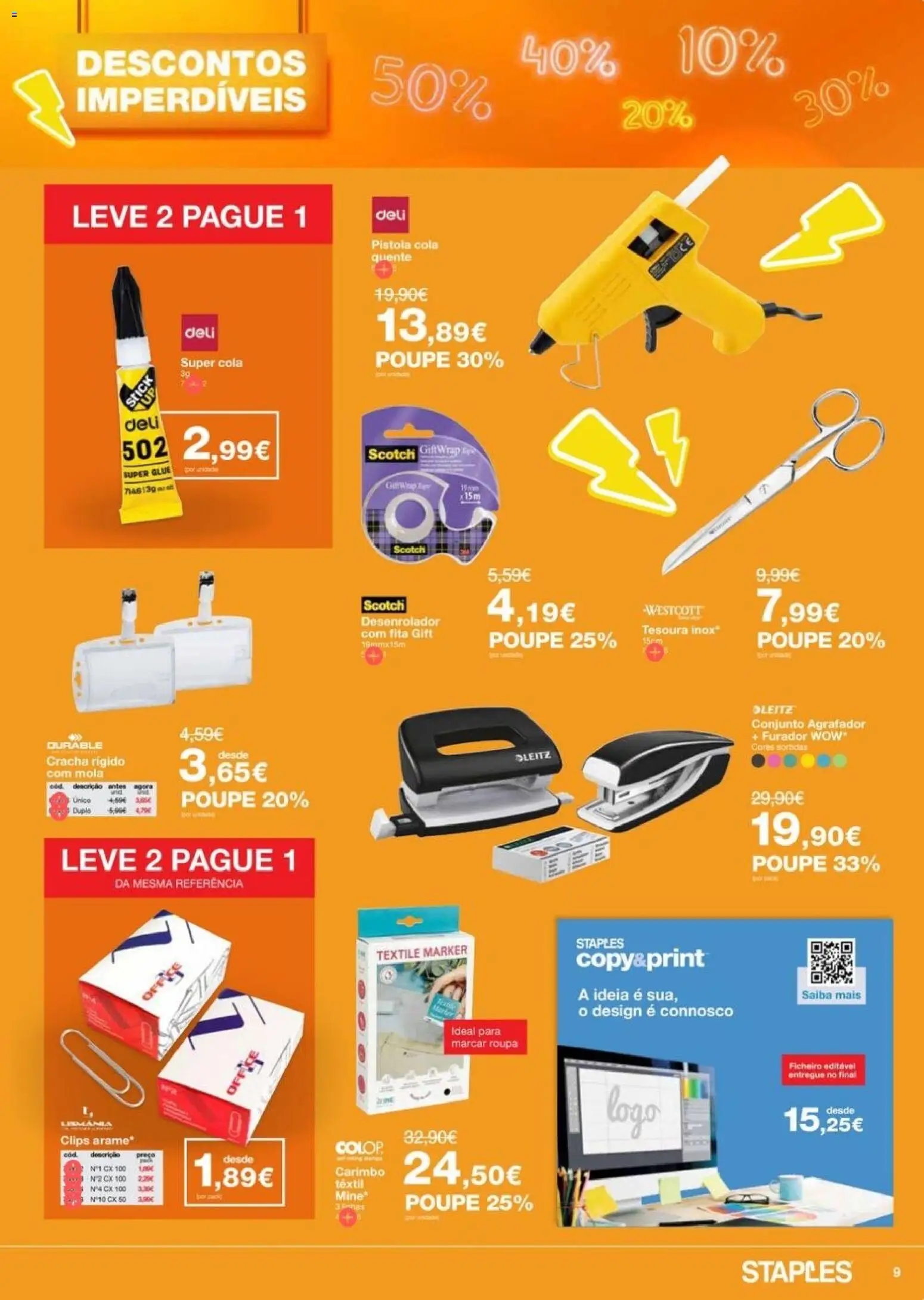 Staples Descontos imperdiveis de julho │ válido de 09/07/2026 | Página: 9