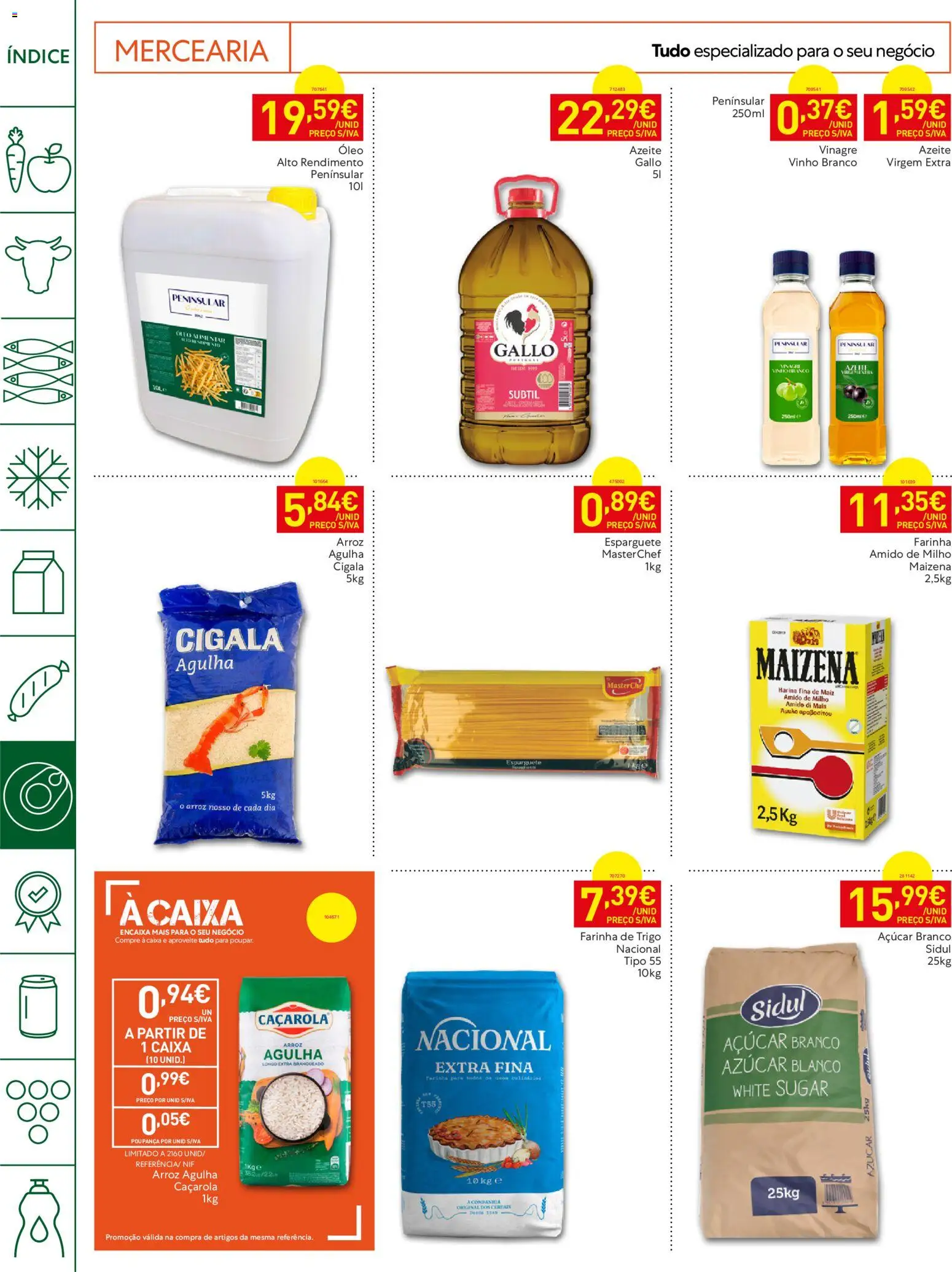 Recheio Horeca │ válido de 23/06/2026 | Página: 14 | Produtos: Vinagre, Caixa, Óleo, Vinho