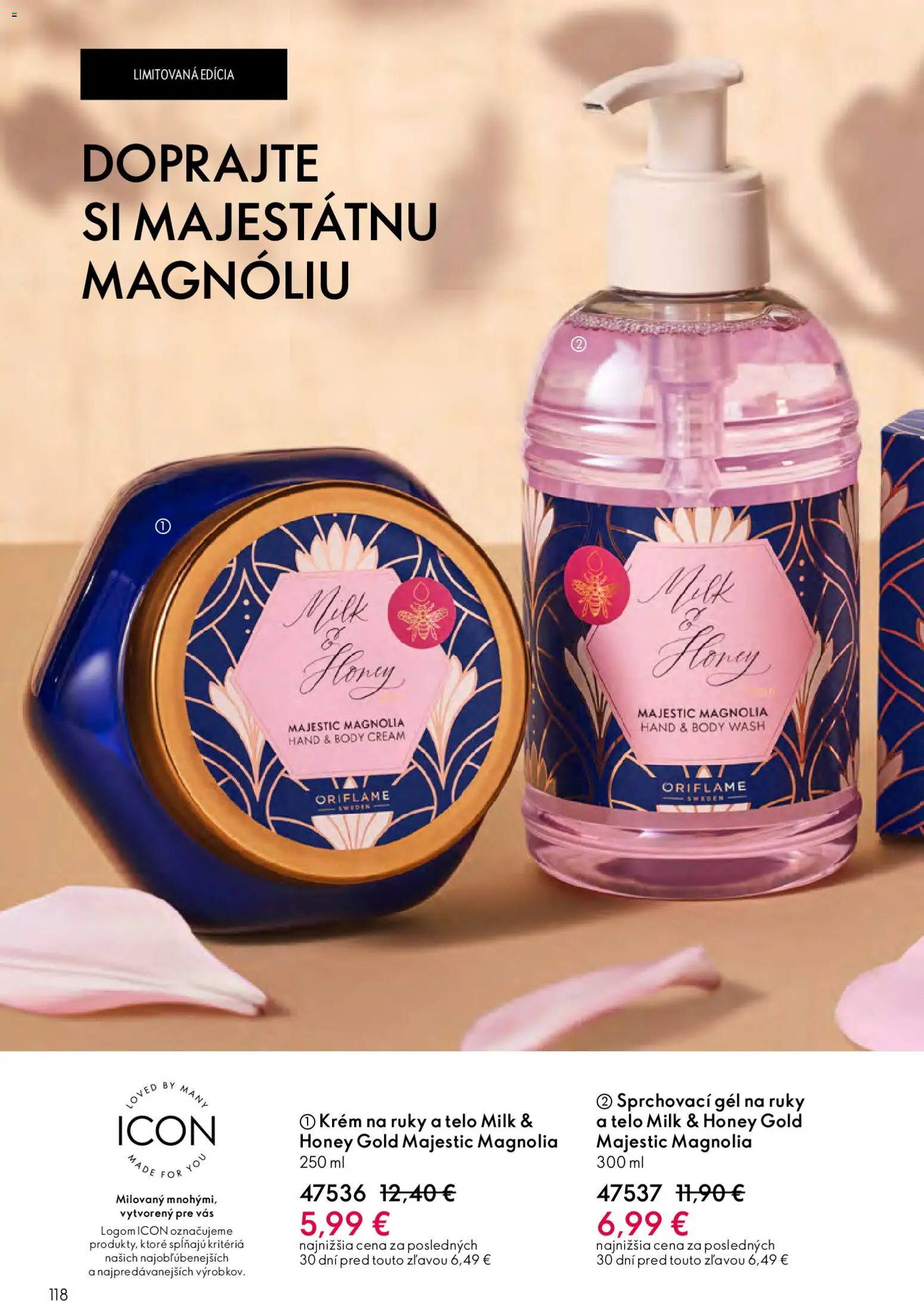 Nové Oriflame akcie – leták je platný od 25.03.2026 | Strana: 118 | Produkty: Krém na ruky, Krém