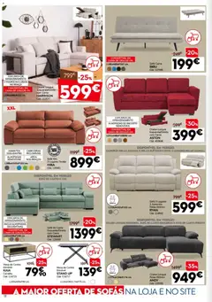 Pré-visualização Conforama folheto válido de 30.04.2026 | Página: 12 | Produtos: Sofás, Cama, Sofá, Mesa