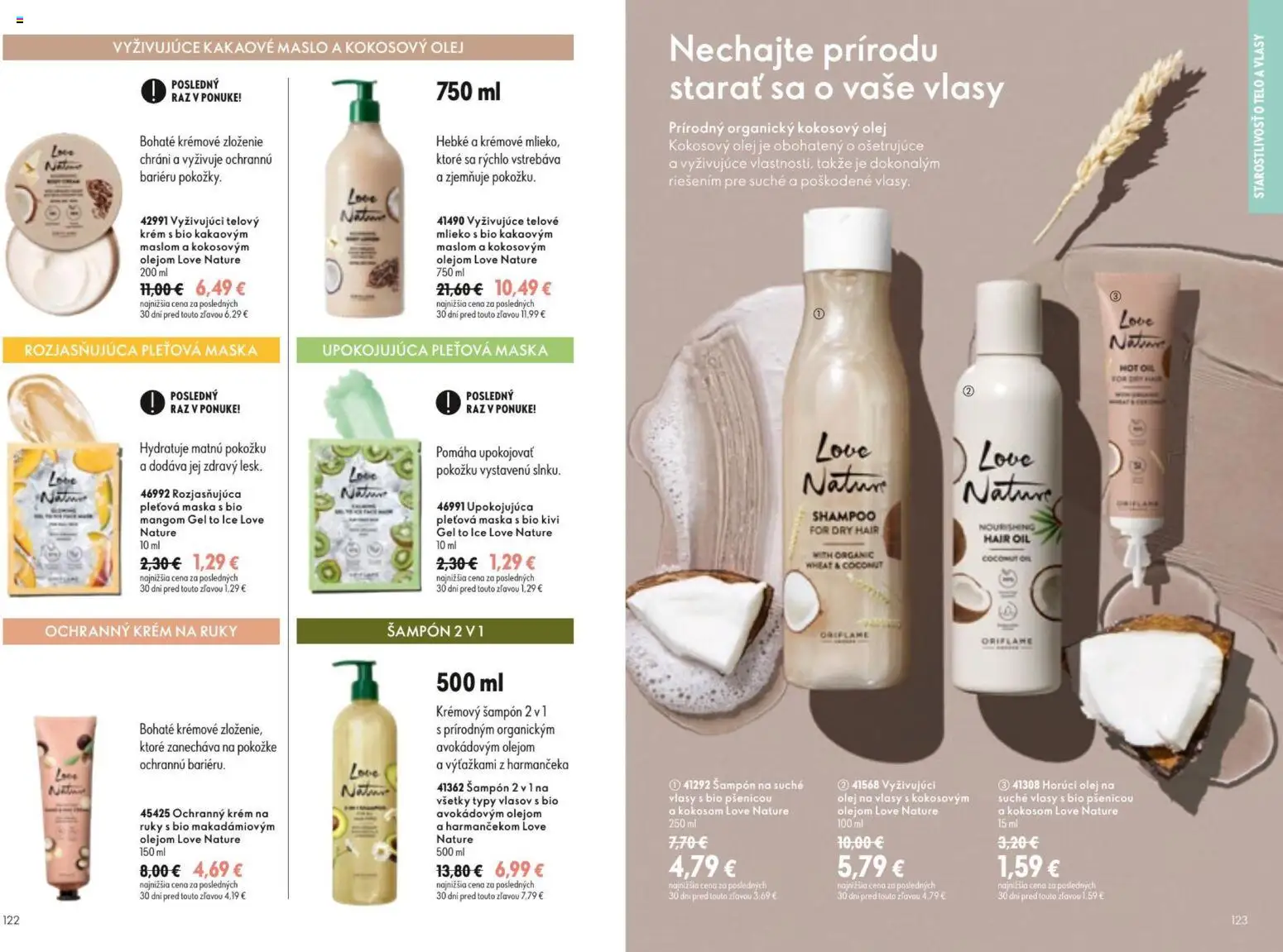 Nové Oriflame akcie – leták je platný od 19.08.2026 | Strana: 62 | Produkty: Mlieko, Olej, Šampón, Krém na ruky