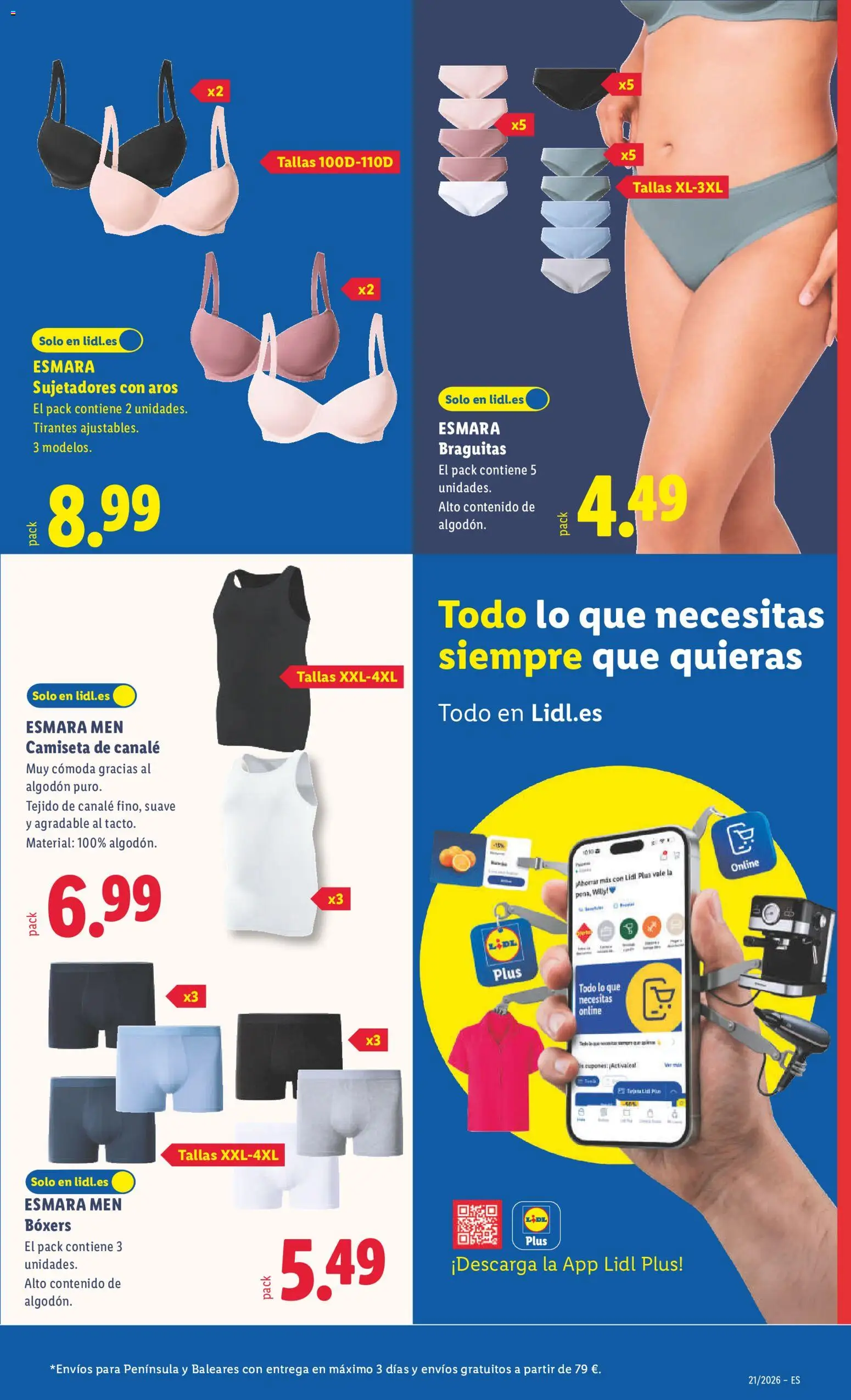 Lidl folleto de bazar │ válido desde el 18.05.2026 | Página: 5 | Productos: Boxers