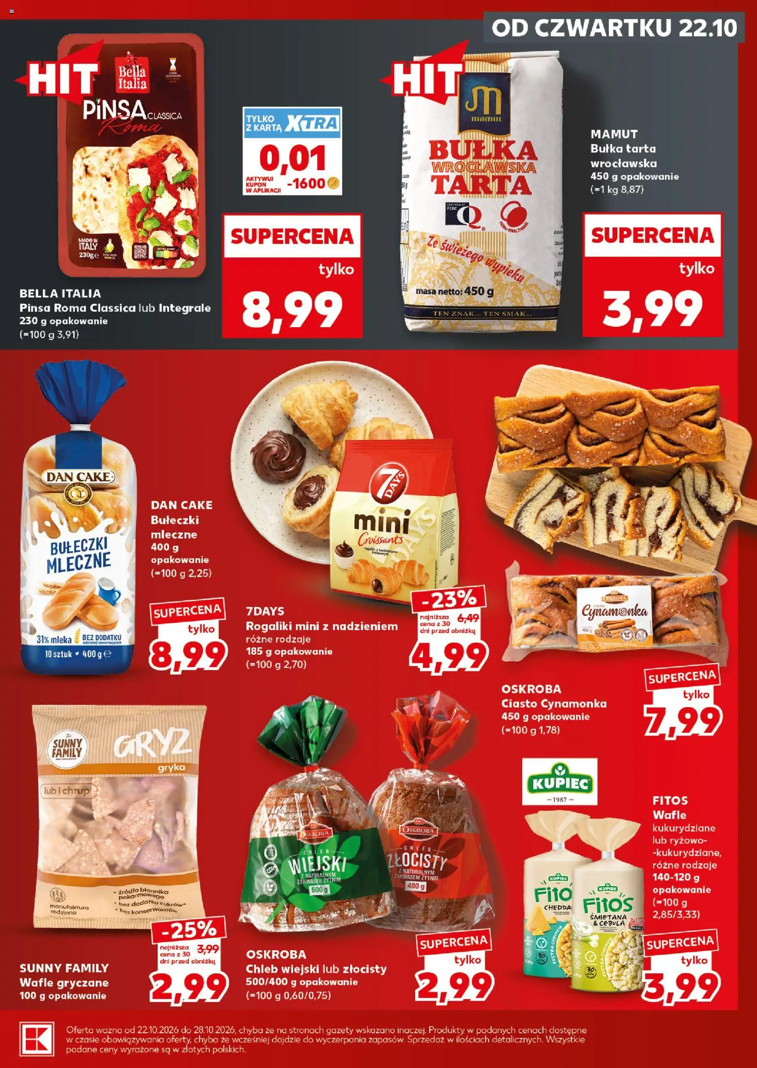 Kaufland Polsko leták - Mocny start od 26.10.2026 | Strana: 17 | Produkty: Chléb, Pinsa