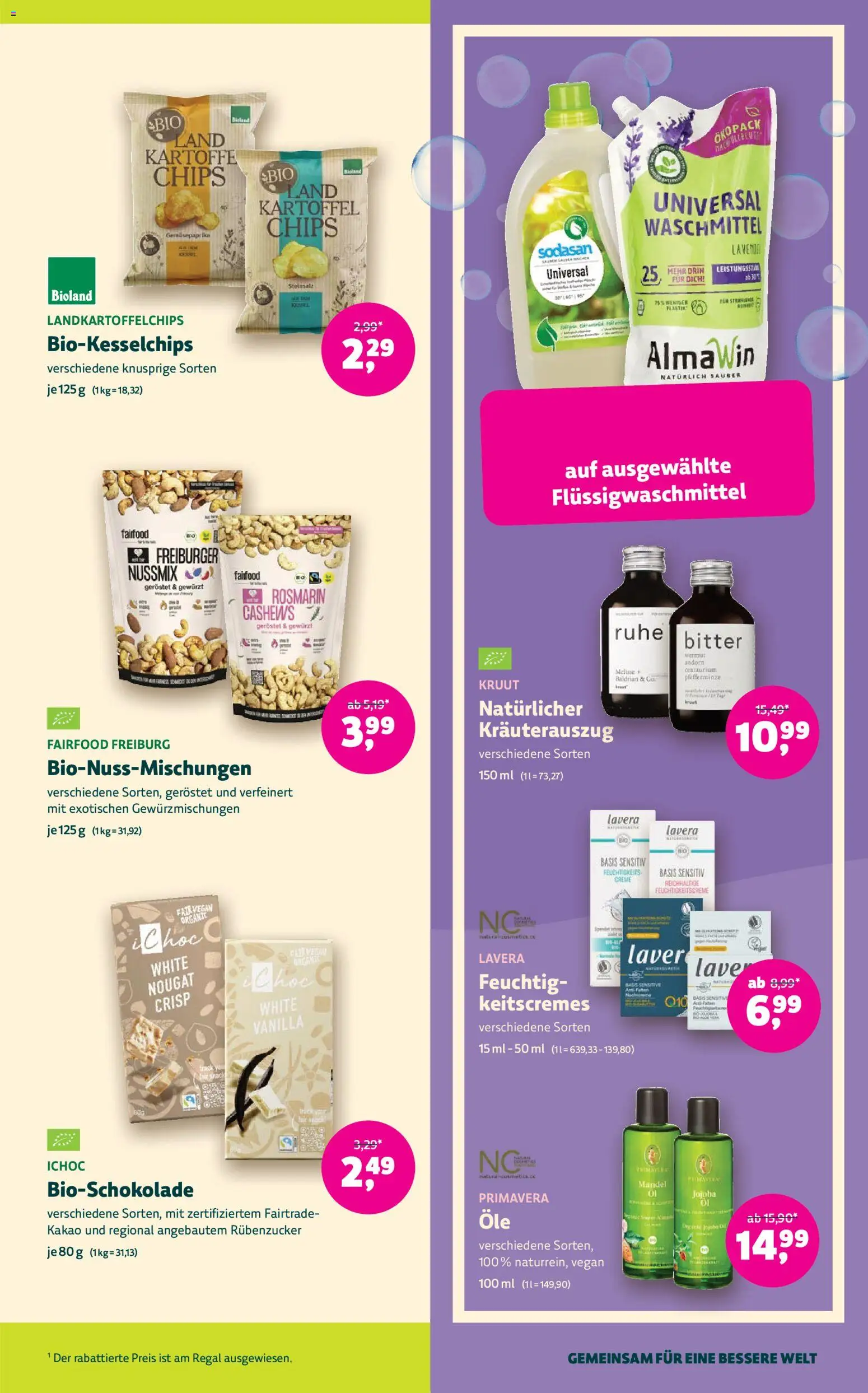 Denns BioMarkt Angebote gültig ab 09.09.2026 | Seite: 13 | Produkte: Chips, Mandel, Regal, Geröstet