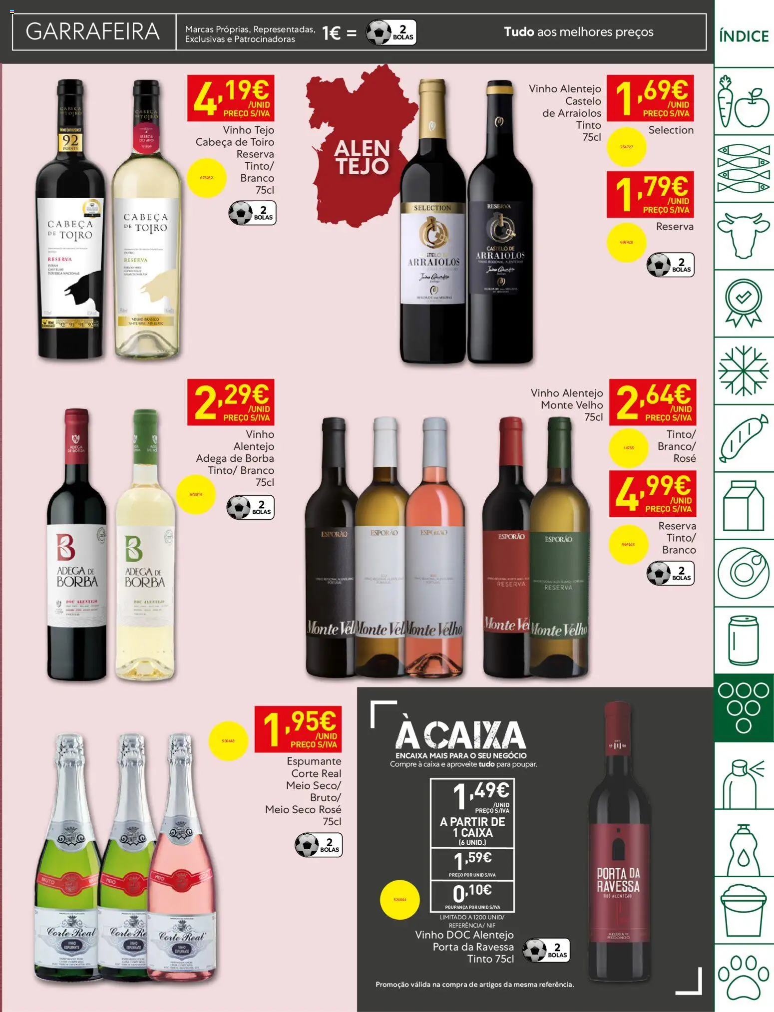 Recheio folheto │ válido de 05.05.2026 | Página: 39 | Produtos: Porta, Espumante, Caixa, Vinho