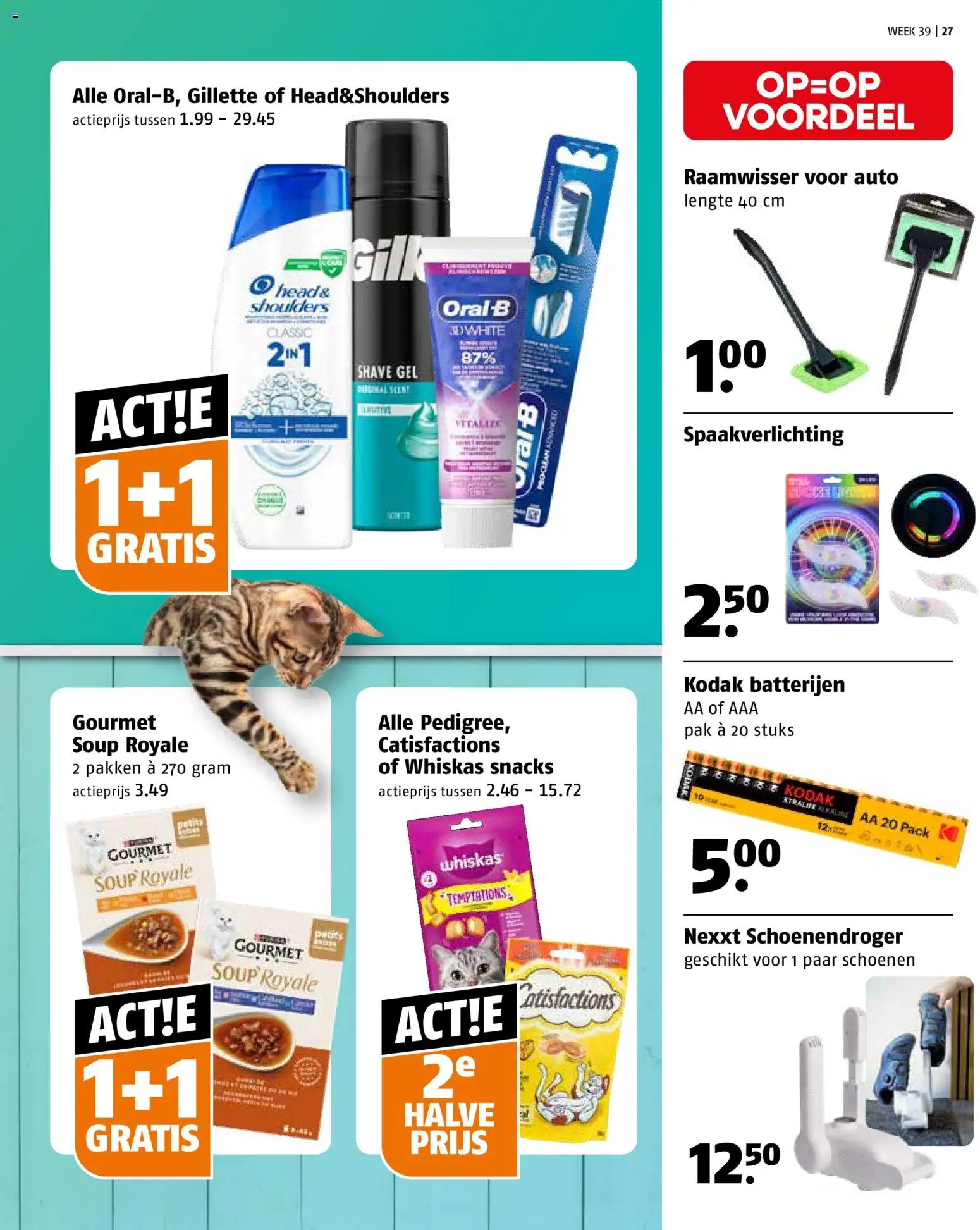 {H1} | Pagina: 27 | Producten: Snacks, Schoenen, Gel, Batterijen