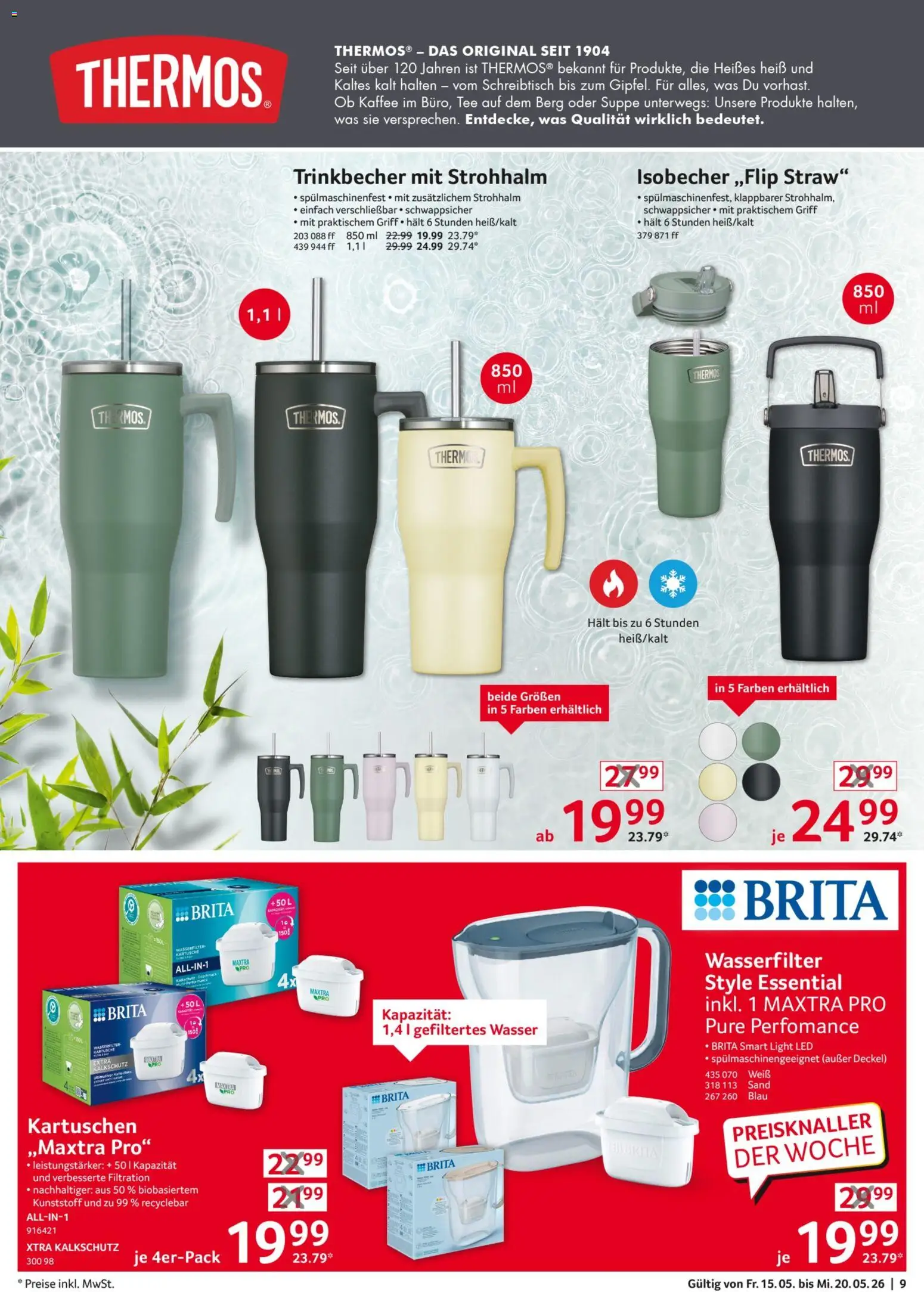 Selgros Non Food – gültig ab 15.05.2026 | Seite: 9 | Produkte: Kaffee, Wasser, Tee