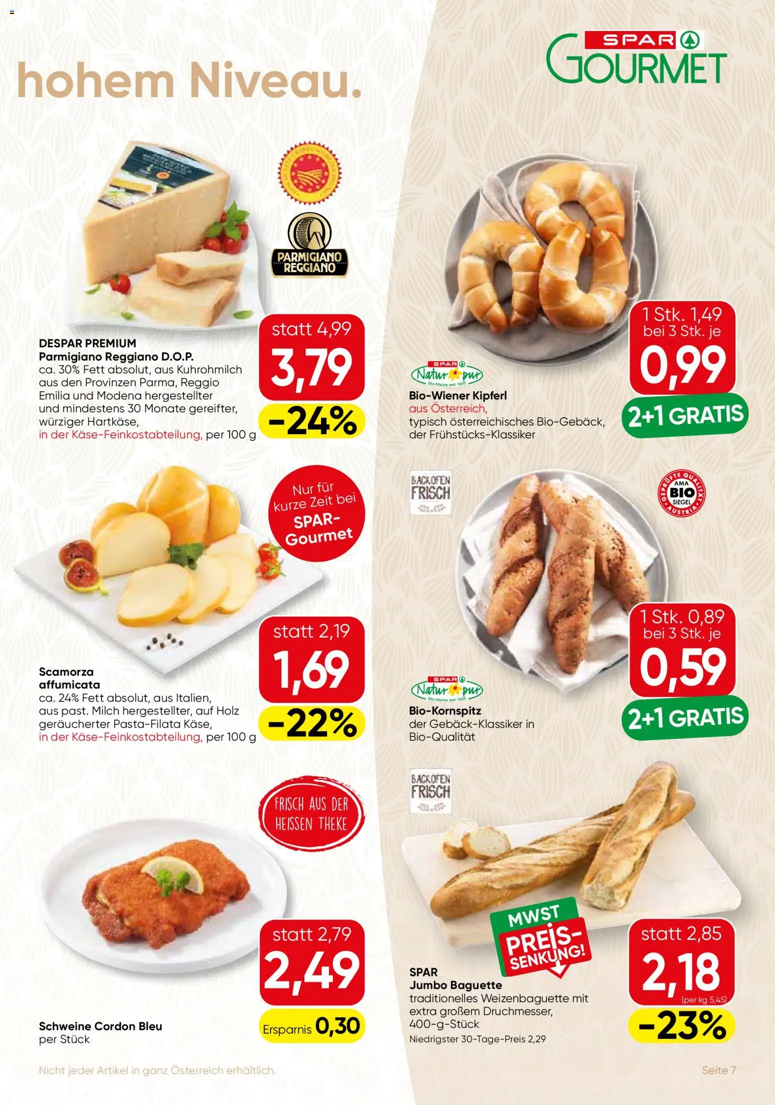 SPAR Gourmet Flugblatt gültig ab 01.07.2026 | Seite: 7