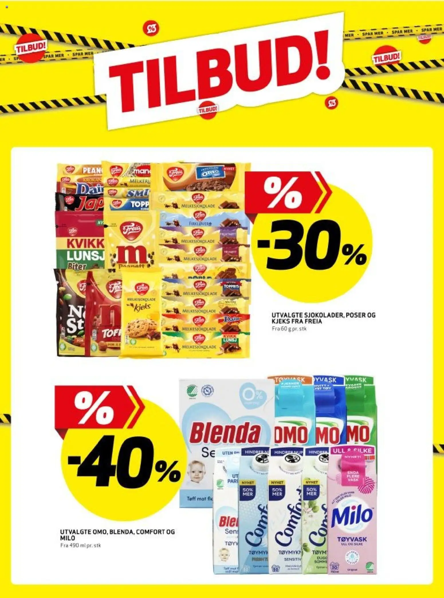 {H1} | Side: 10 | Produkter: Freia melkesjokolade, Kjeks, Topp, Mat
