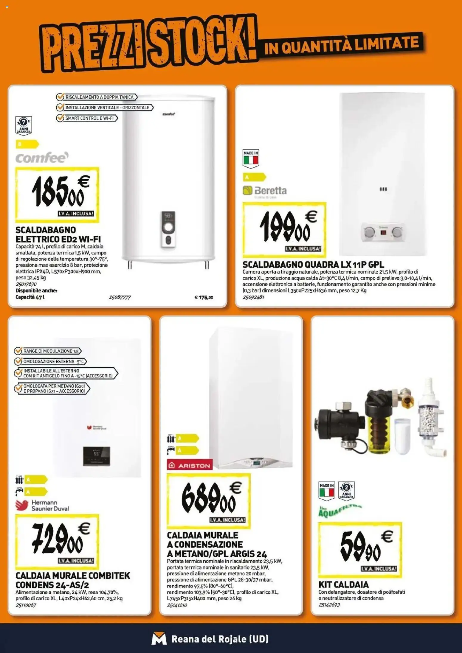 Nuovo Tecnomat catalogo dal 29/10/2026 > offerte anteprima 🛍️ | Pagina: 7 | Prodotti: Scaldabagno, Caldaia, Acqua, Tanica