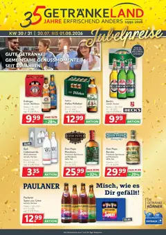 Getränkeland - Getränkeland: Getränkeangebote ab 20.07.2026 gültig