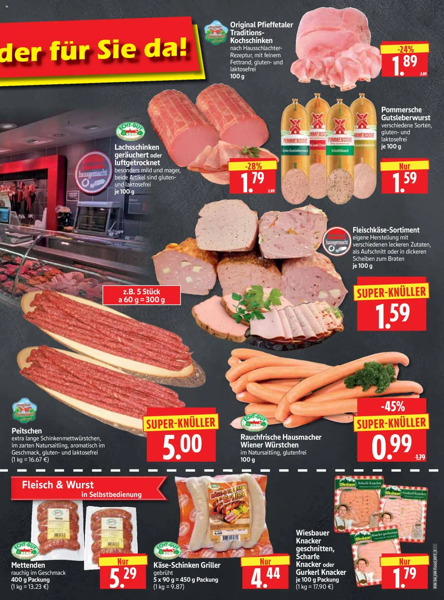 HERKULES Prospekt – gültig ab 17.08.2026 | Seite: 3 | Produkte: Wiener wurstchen, Wurst, Fleisch, Griller