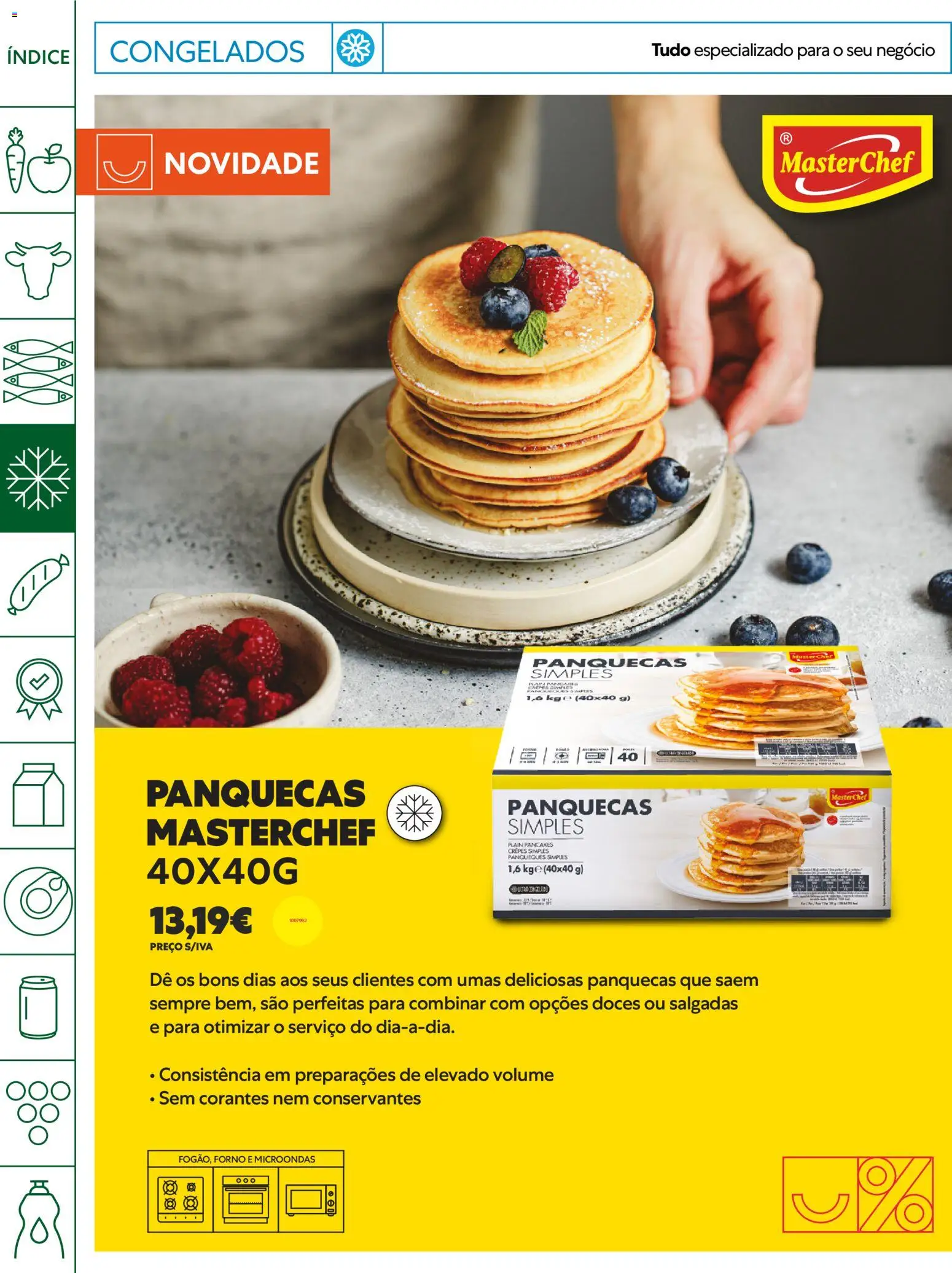 Recheio Horeca │ válido de 26.05.2026 | Página: 10 | Produtos: Forno, Panquecas, Microondas, Doces