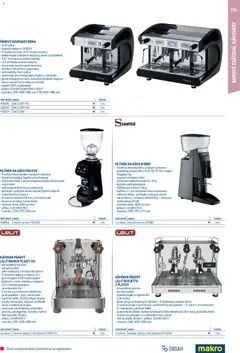 Náhled letáku Makro leták - Gastro vybavení a zařízení od 01.02.2026 | Strana: 179 | Produkty: Voda, Pákový kávovar, Kávovar, Mlýnek