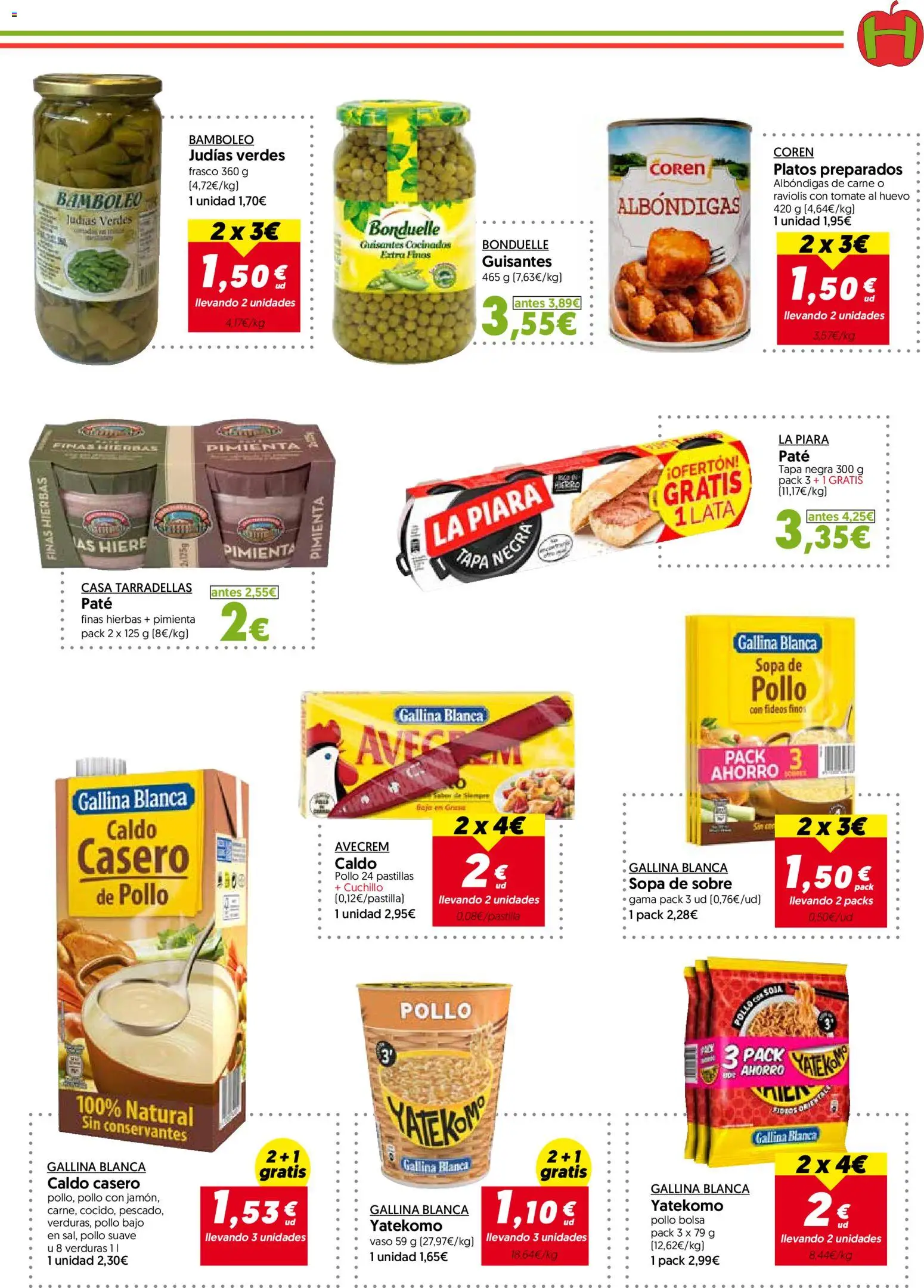 Hiper Usera folleto │ válido desde el 26/08/2026 | Página: 17 | Productos: Verduras, Paté, Fideos, Bolsa
