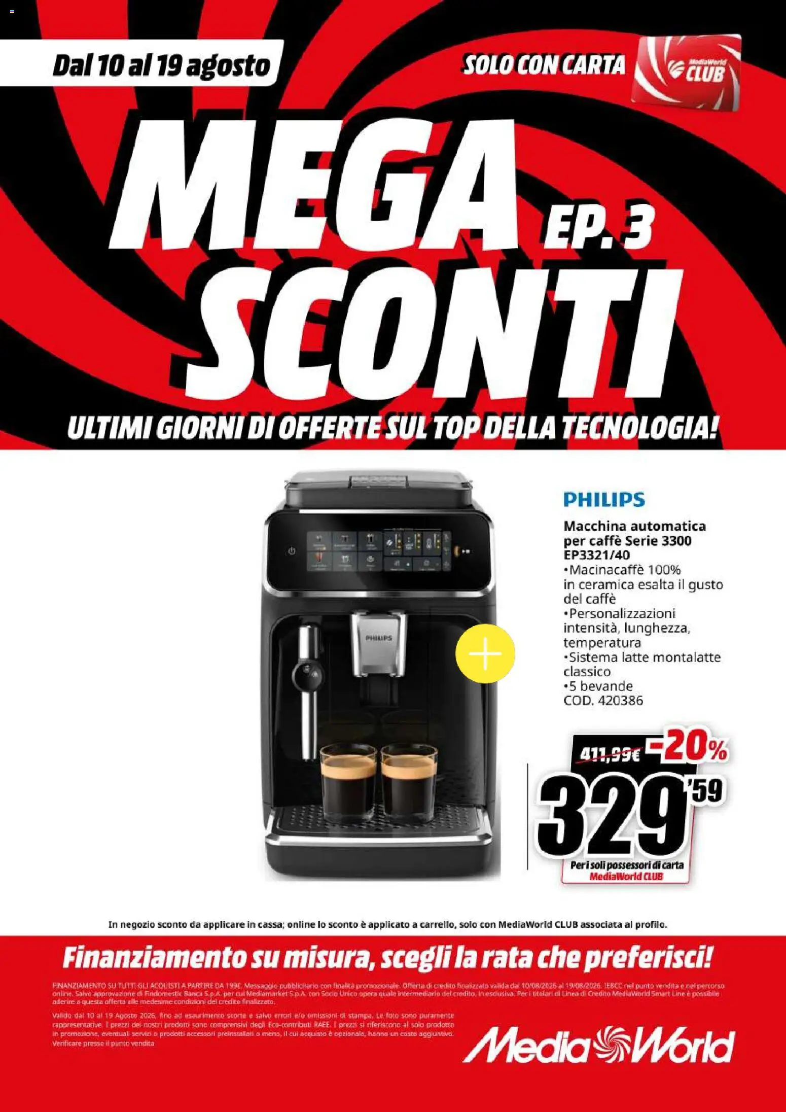 Volantino Media World del 10/08/2026 | Pagina: 51
