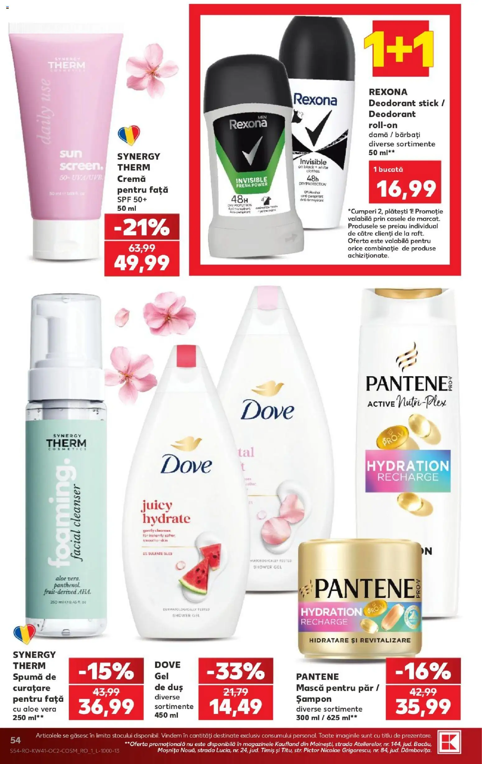 Noul catalog Kaufland – valabil de la 07.10.2026 | Pagină: 54 | Produse: Raft, Duș, Șampon, Power