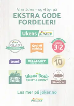 Forhåndsvisning av Joker kundeavis gyldig fra 26/10/2026 | Side: 27 | Produkter: Frukt, Brød