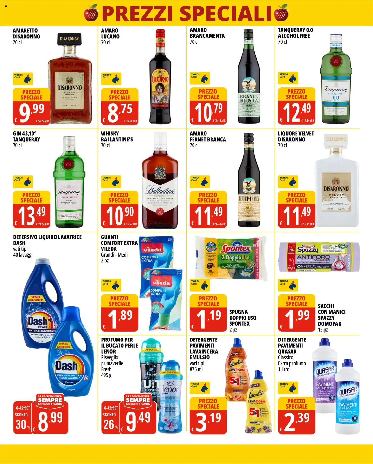 Volantino Tigros del 01/10/2026 | Pagina: 6 | Prodotti: Amaretto, Lavanda, Profumo, Amaro