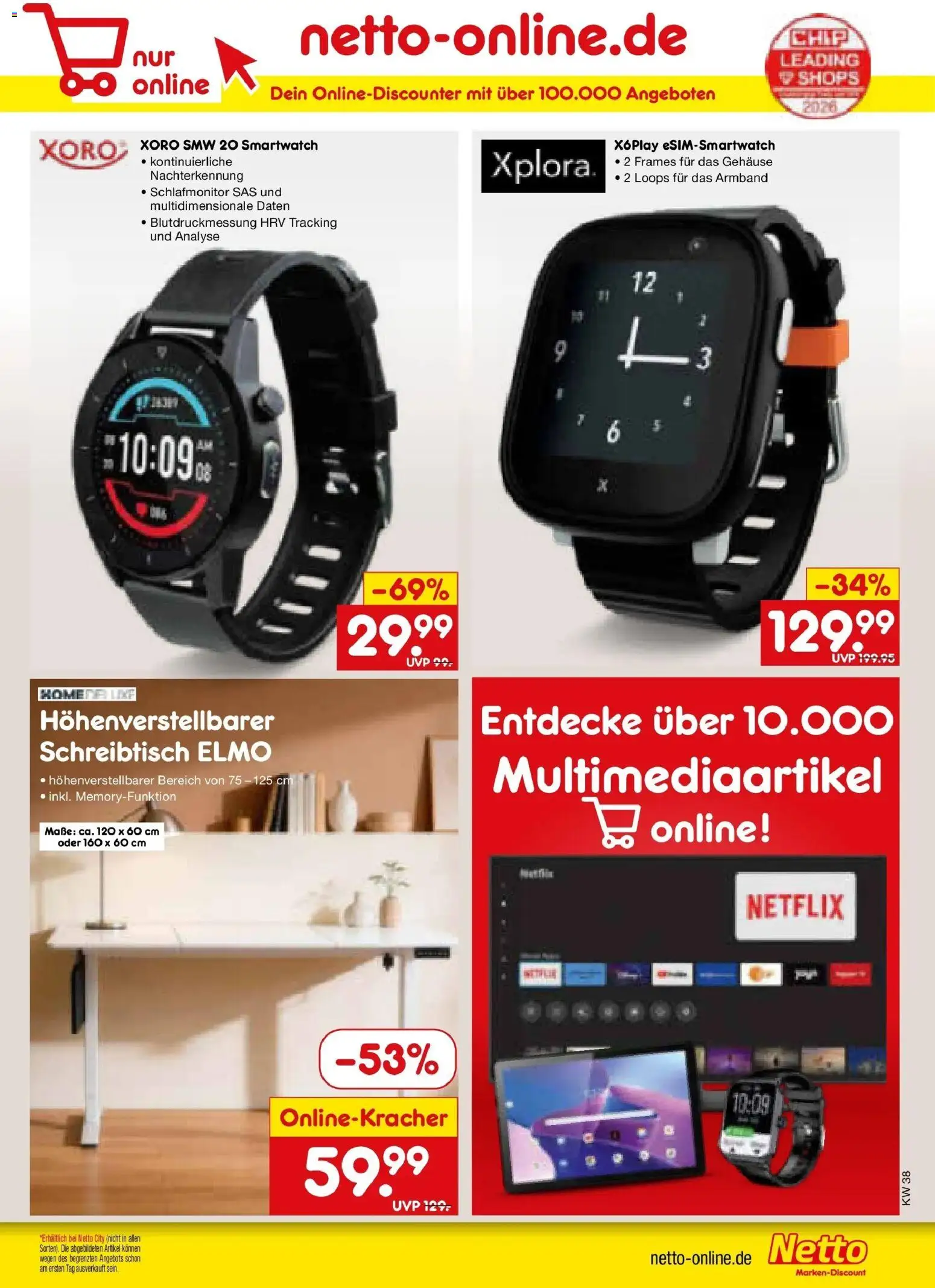Netto Marken-Discount Prospekt Mistelbach – gültig ab 14.09.2026 | Seite: 65 | Produkte: Smartwatch