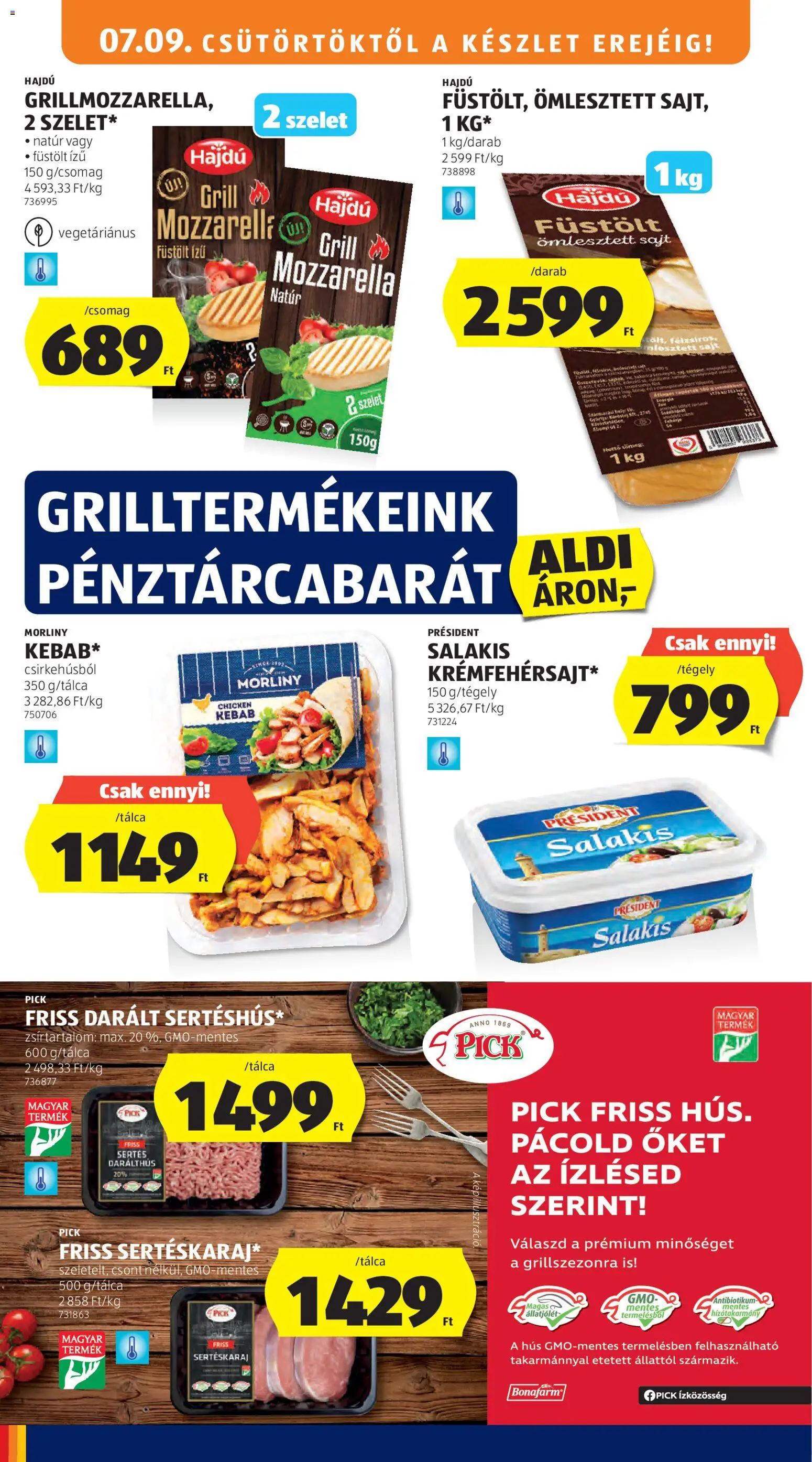 Aldi akciós ujság - amely érvényes a következő dátumtól: 2026.07.09. | Oldal: 12