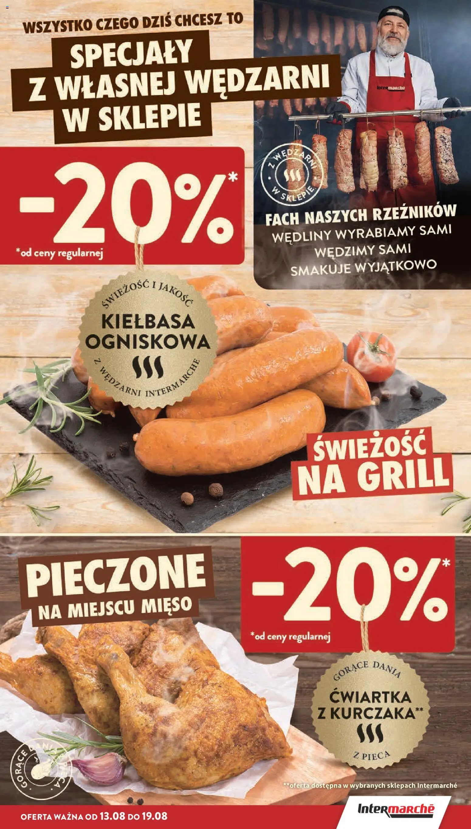 Intermarche gazetka od 13.08.2026 | Strona: 11 | Produkty: Kiełbasa, Specjały, Grill, Wędliny