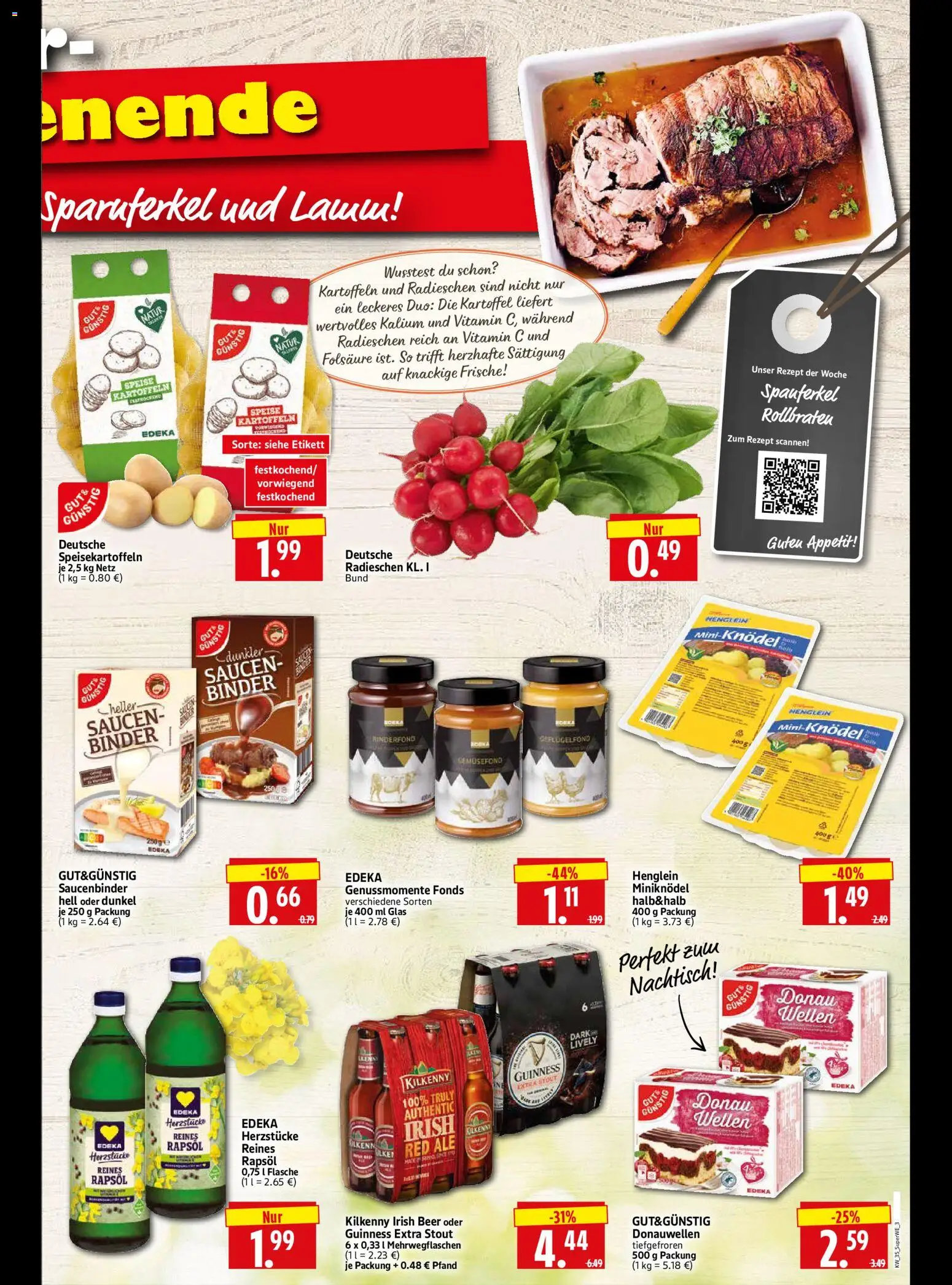 HERKULES Sonderbeilage – gültig ab 27.08.2026 | Seite: 3 | Produkte: Rapsöl, Kartoffeln