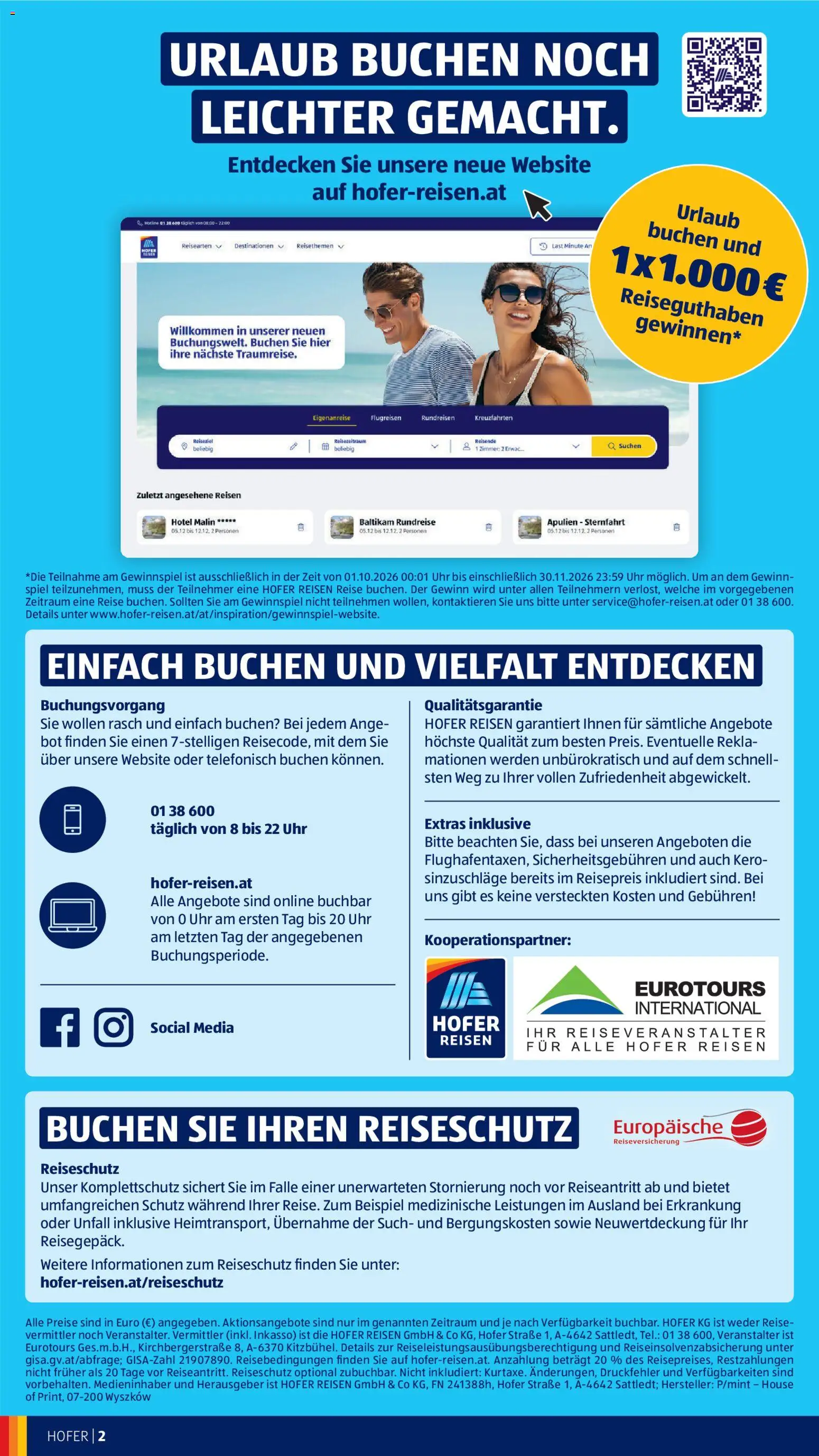 Hofer WINTERURLAUB gültig ab 28.10.2026 | Seite: 2 | Produkte: Uhr, Spiel