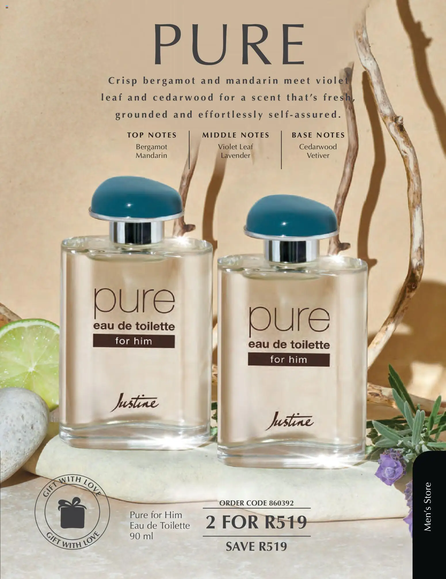 New Justine catalogue – valid from 01.04.2026 | Page: 63 | Products: Eau de toilette