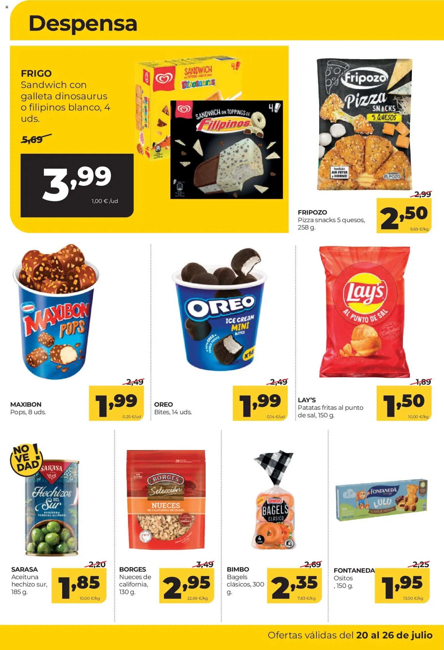 Alimerka folleto │ válido desde el 20/07/2026 | Página: 12 | Productos: Pizza, Horno
