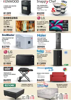 Tafelberg Furnishers specials catalogue – valid from 09/09/2026 | Page: 3 | Products: Oven, Fryer, Air fryer