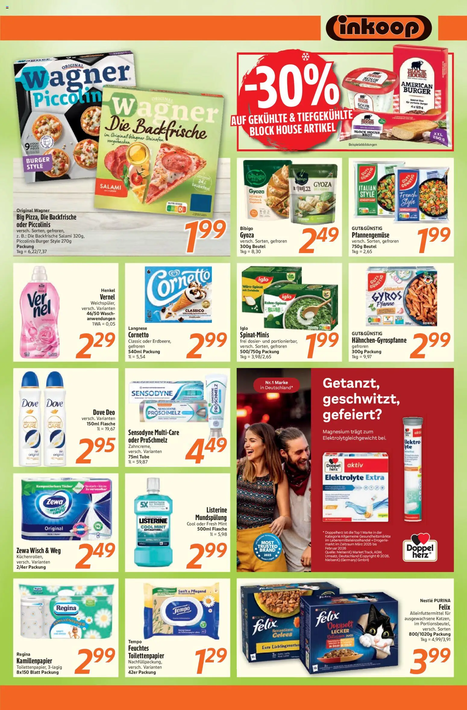Inkoop Prospekt – gültig ab 21.09.2026 | Seite: 6 | Produkte: Top, Langnese, Tür, Vernel