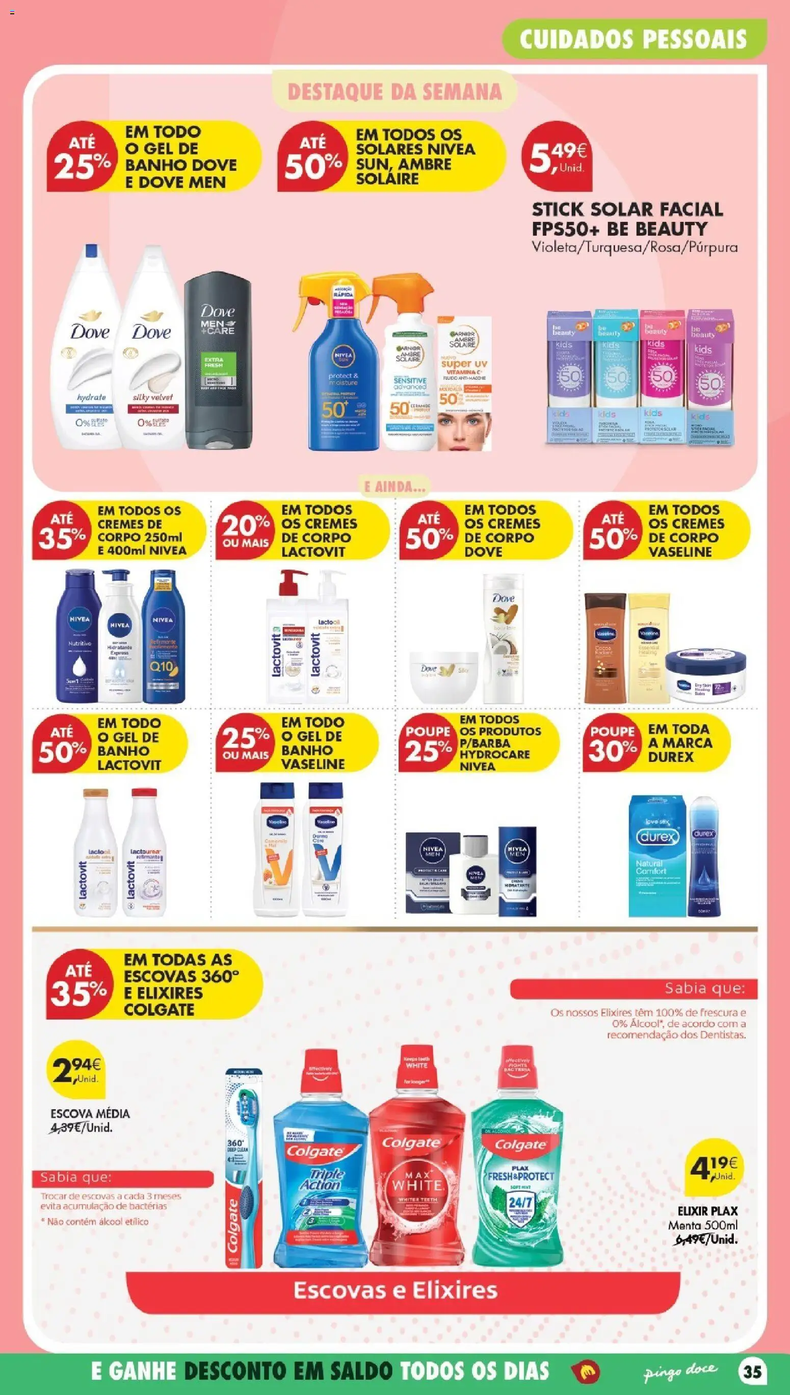 Pingo Doce Poupe Esta Semana Madeira │ válido de 30/06/2026 | Página: 35 | Produtos: Gel de banho, Banho, Vitamina c