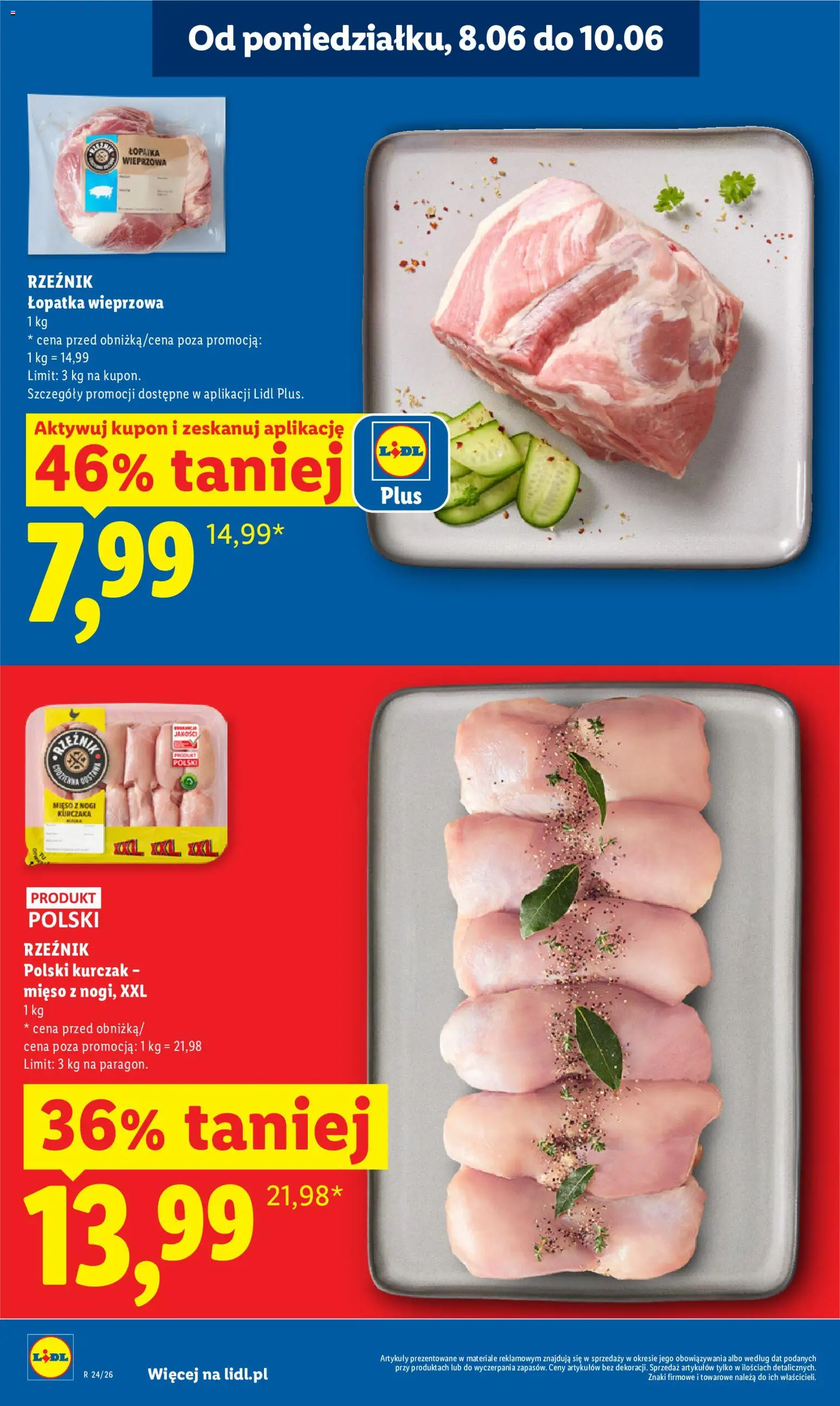 Lidl Polsko leták od 08.06.2026 | Strana: 2 | Produkty: Lopatka