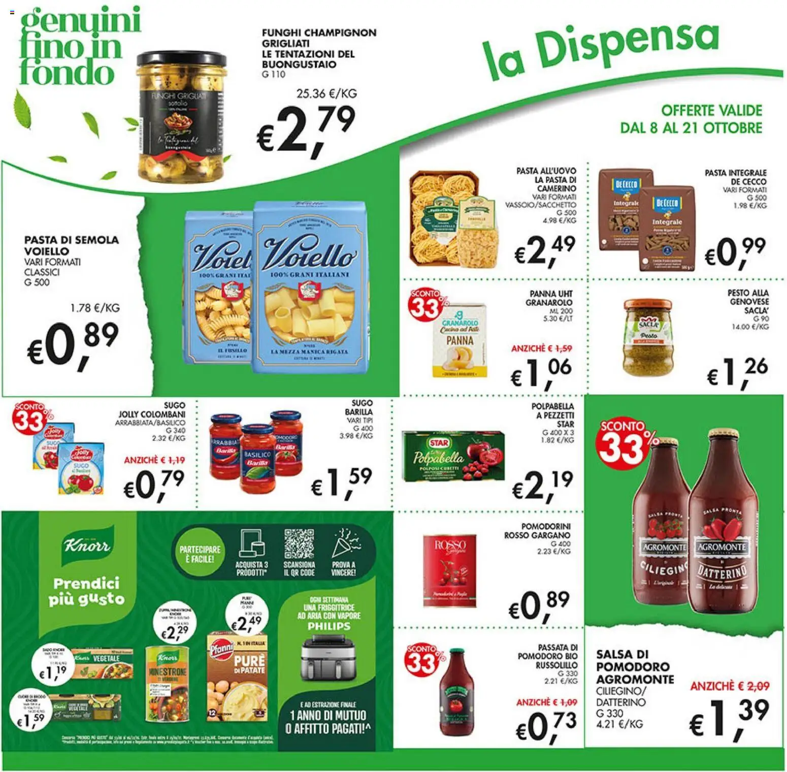 Volantino Coal del 08/10/2026 | Pagina: 20 | Prodotti: Voiello, Patate, Pasta di semola, Basilico