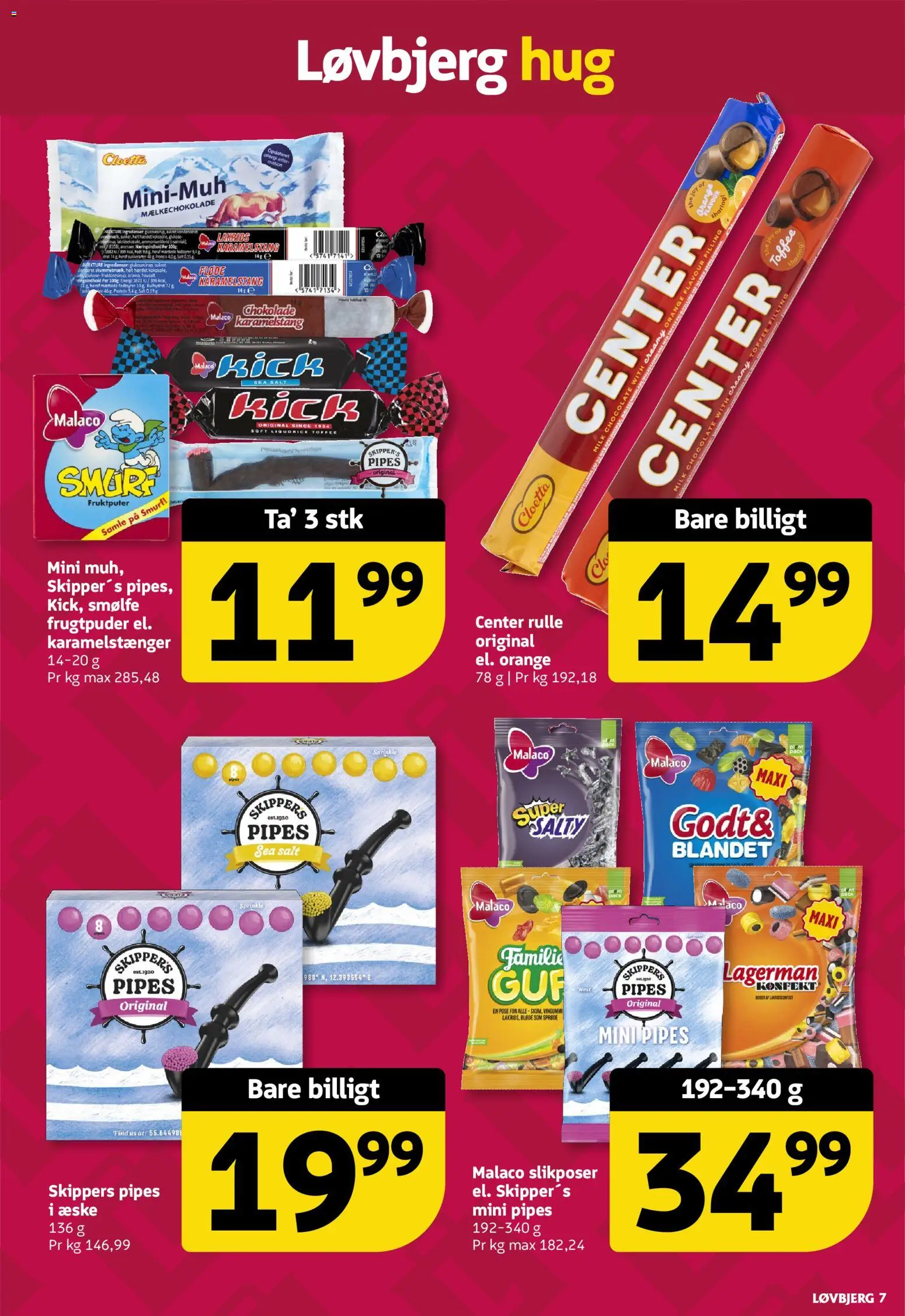 Løvbjerg tilbudsavis – gyldig fra 25/09/2026 | Side: 7 | Produkter: Chokolade, Fløde, Salt, Søm