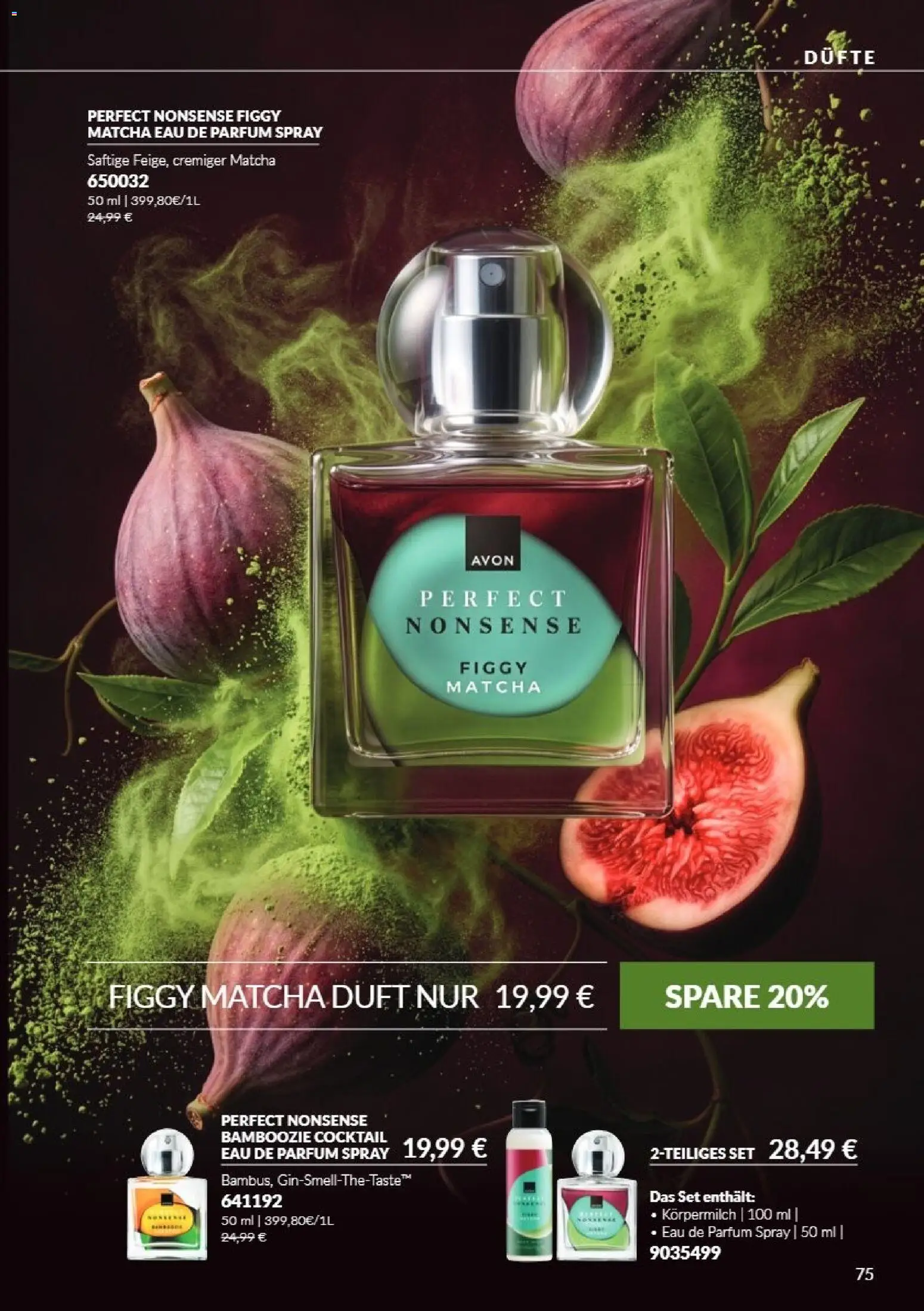 AVON Katalog Oktober 2026 – gültig ab 01.10.2026 | Seite: 75 | Produkte: Parfüm, Duft, Körpermilch, Eau de Parfum