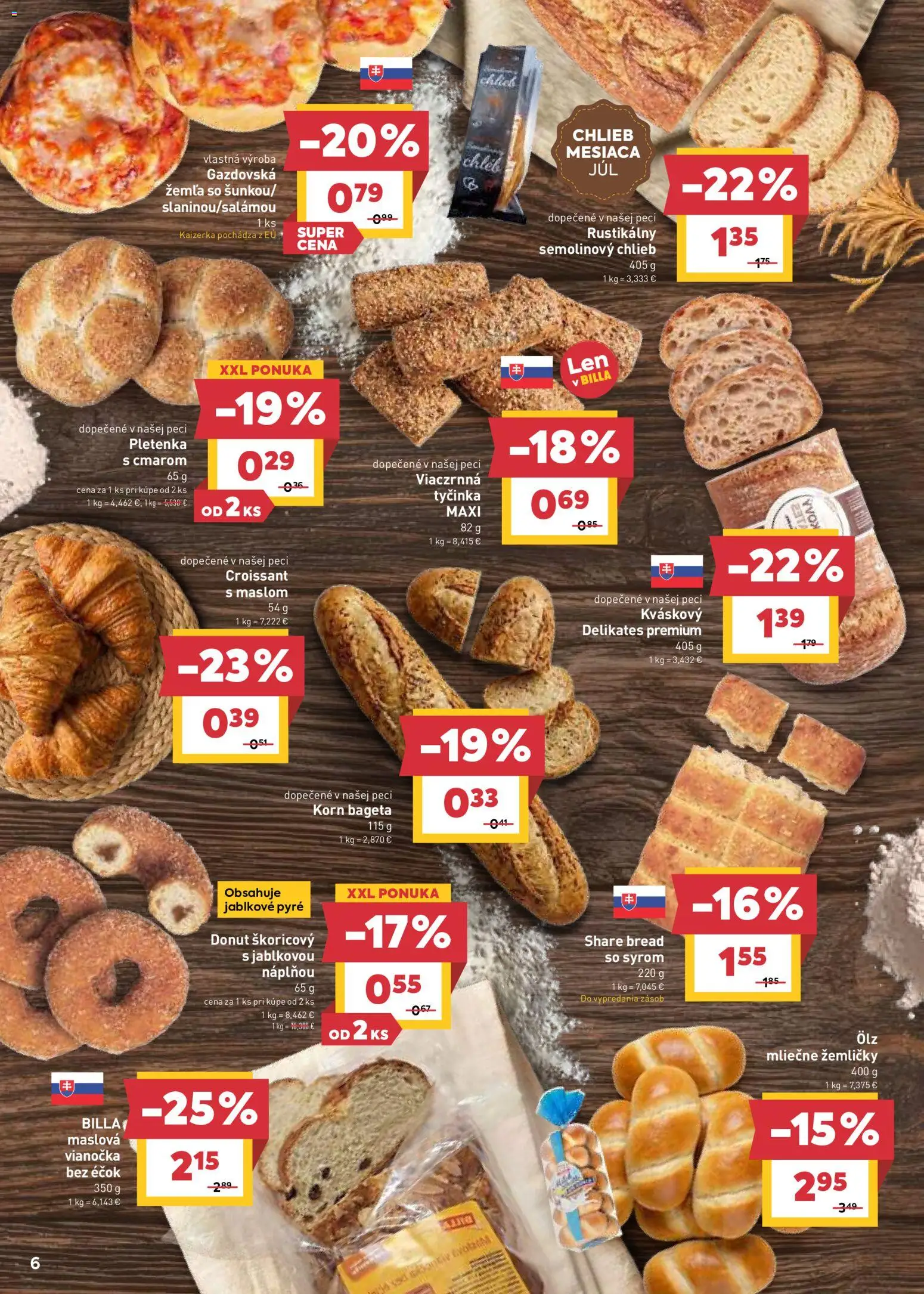 Nové Billa akcie – leták je platný od 22.07.2026 | Strana: 6