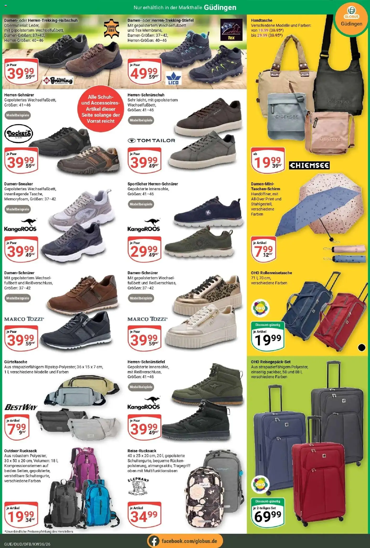 Globus Prospekt Saarbrücken-Dudweiler (ab 31.08.2026) » Angebote online | Seite: 31 | Produkte: Handtasche, Rucksack