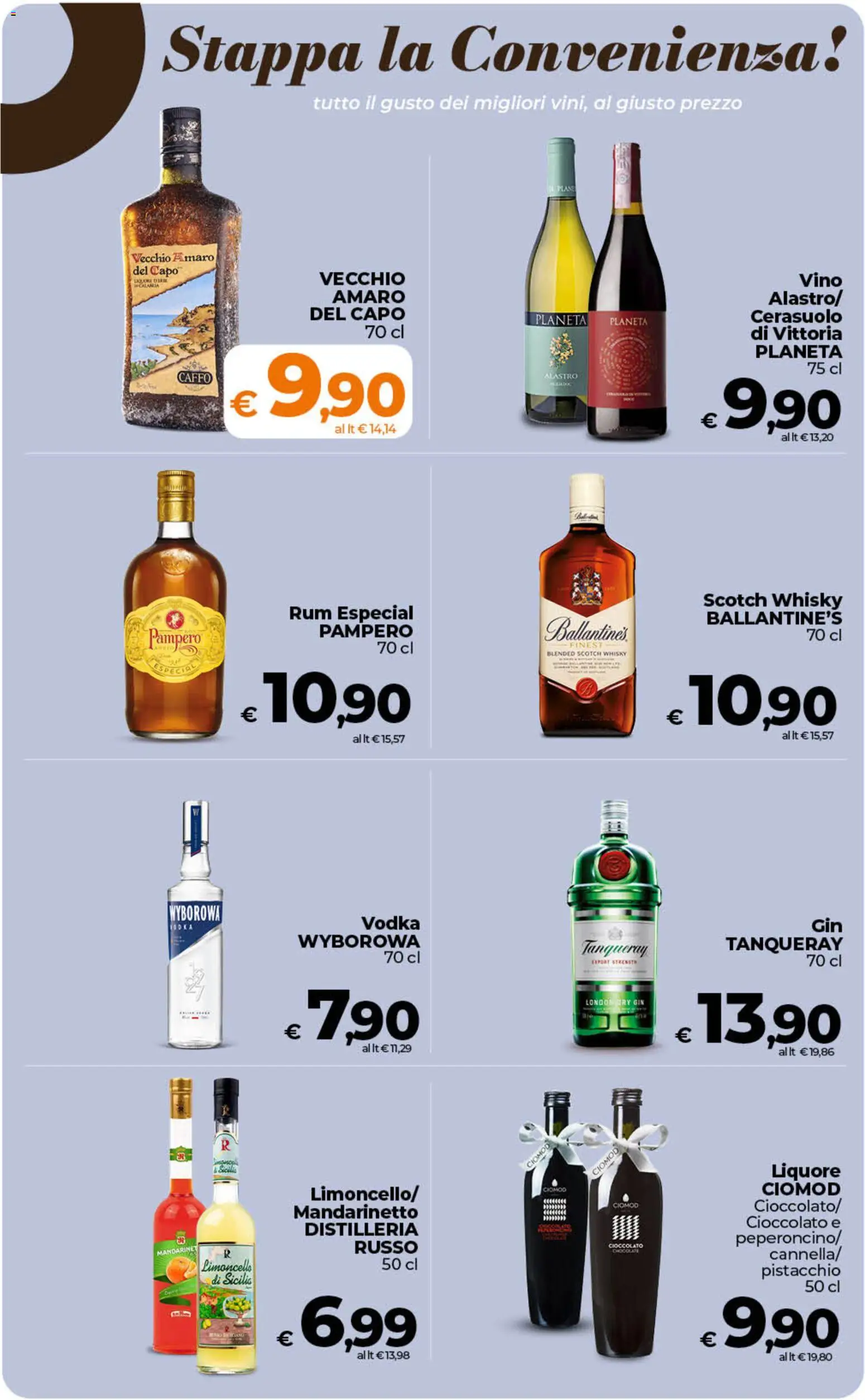 Volantino Ipercoop del 29.05.2026 | Pagina: 43 | Prodotti: Cioccolato, Vodka, Whisky, Vino