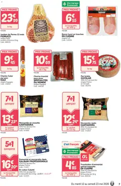 Promocash - Prévisualisation de Promocash catalogue valide à partir de 12.05.2026 | Page: 7 | Produits: Mozzarella râpée, Emmental, Fromage, Pain