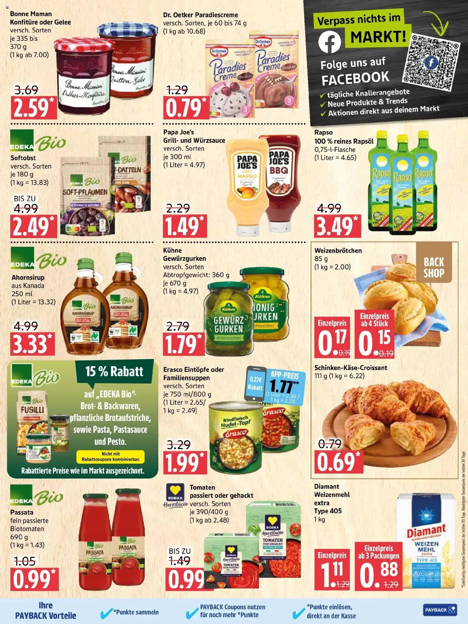 Marktkauf Prospekt Prenzlau – gültig ab 10.08.2026 | Seite: 5 | Produkte: Mehl, Mango, Brot, Rindfleisch