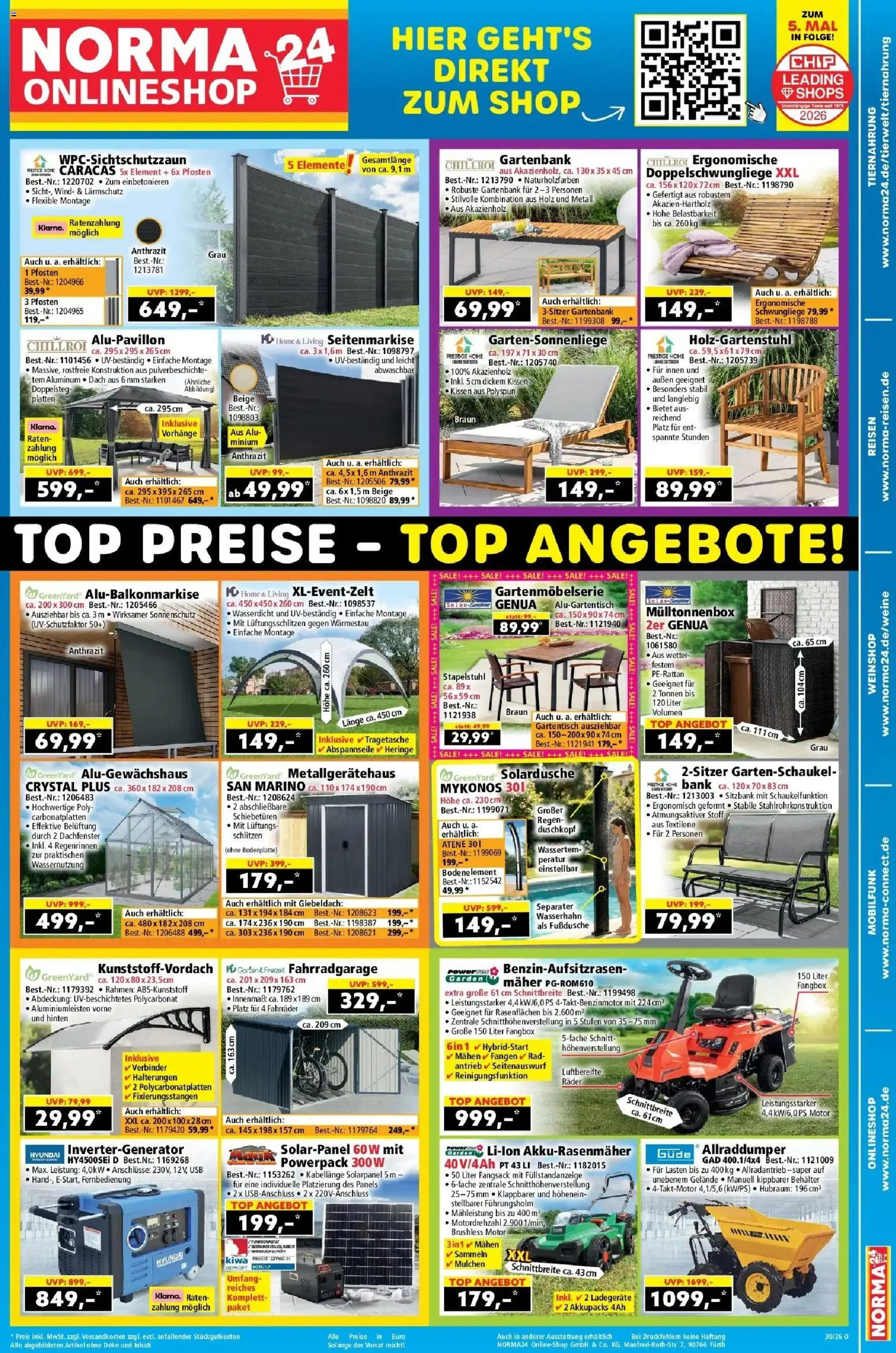 Norma Wochenangebote – gültig ab 20.07.2026 | Seite: 1 | Produkte: Verbinder, Top, USB, Kissen