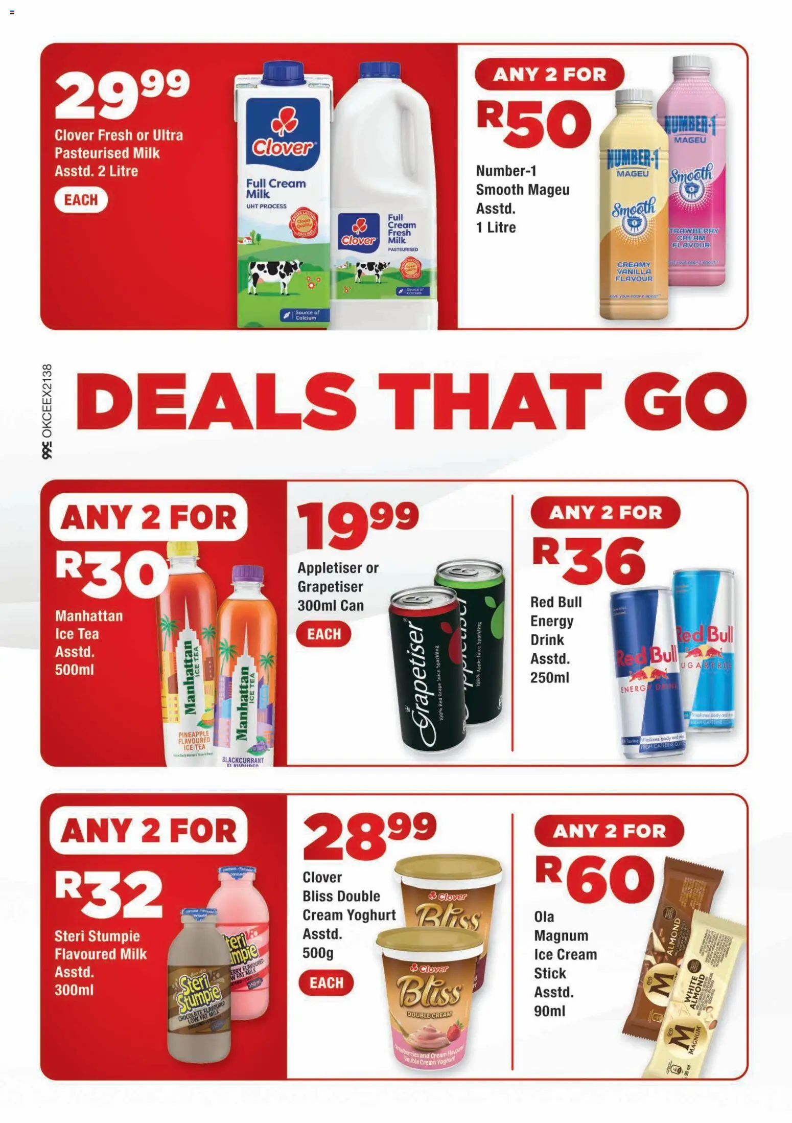 New OK Foods catalogue – valid from 05/10/2026 | Page: 2 | Products: Yoghurt, Milk, Pineapple, Cream