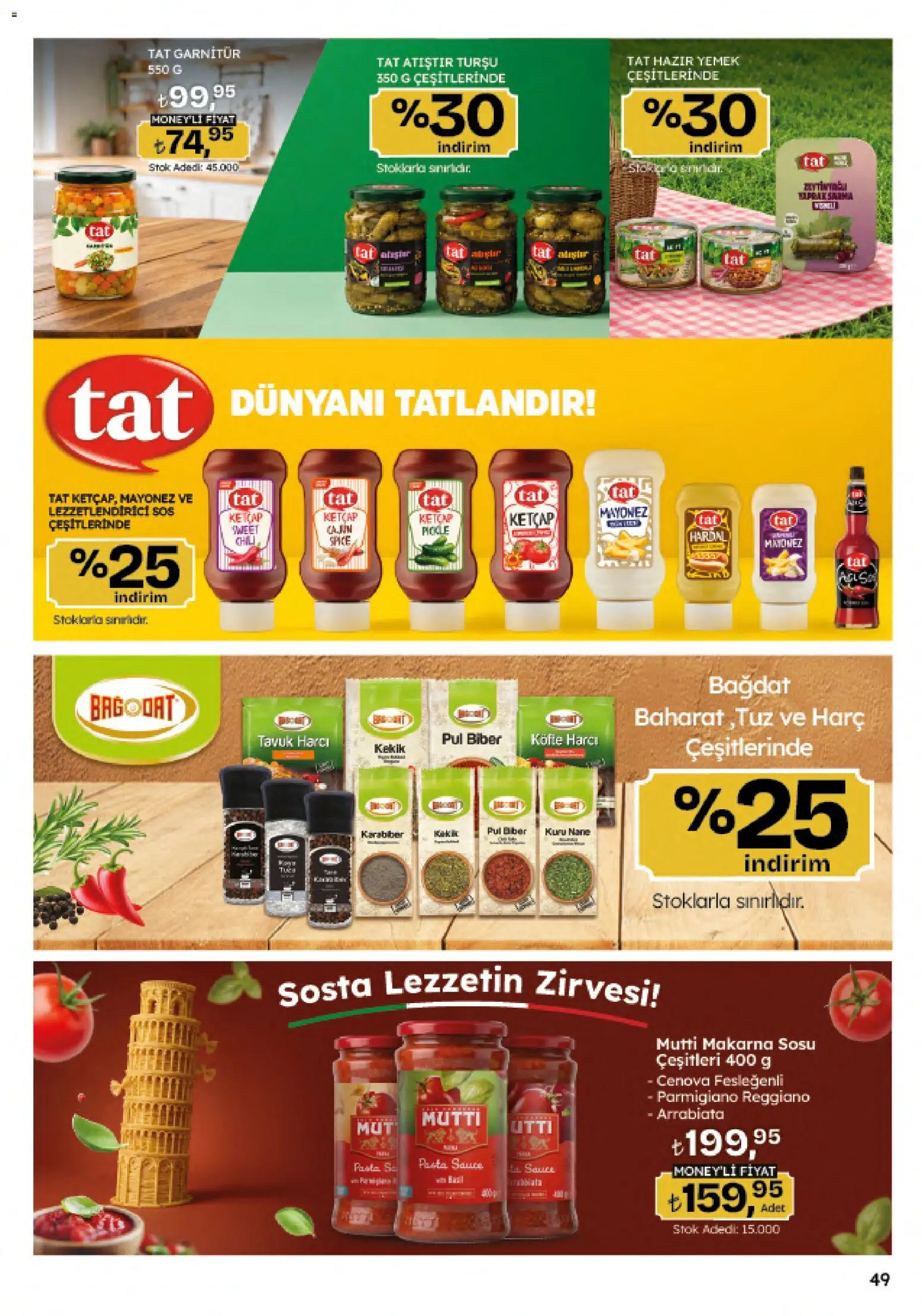 Migros Katalog - 5M Migroskop Dijital - 09 Temmuz 2026 tarihinden itibaren geçerlidir | Sayfa: 49 | Ürünler: Makarna sosu, Makarna, Baharat, Nane
